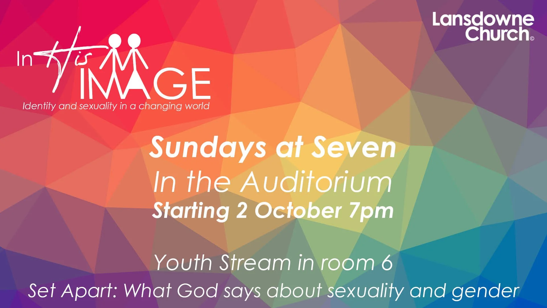 In God’s image Identity and Sexuality in a changing world — Lansdowne Church