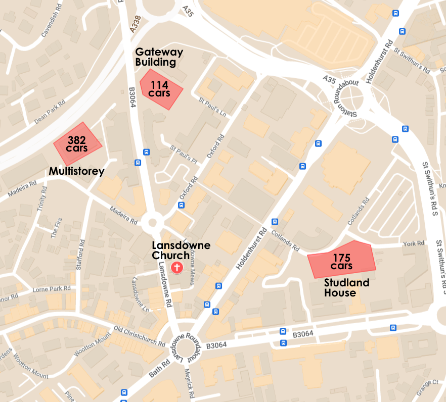 Parking at Lansdowne Church, Lansdowne Road — Lansdowne Church