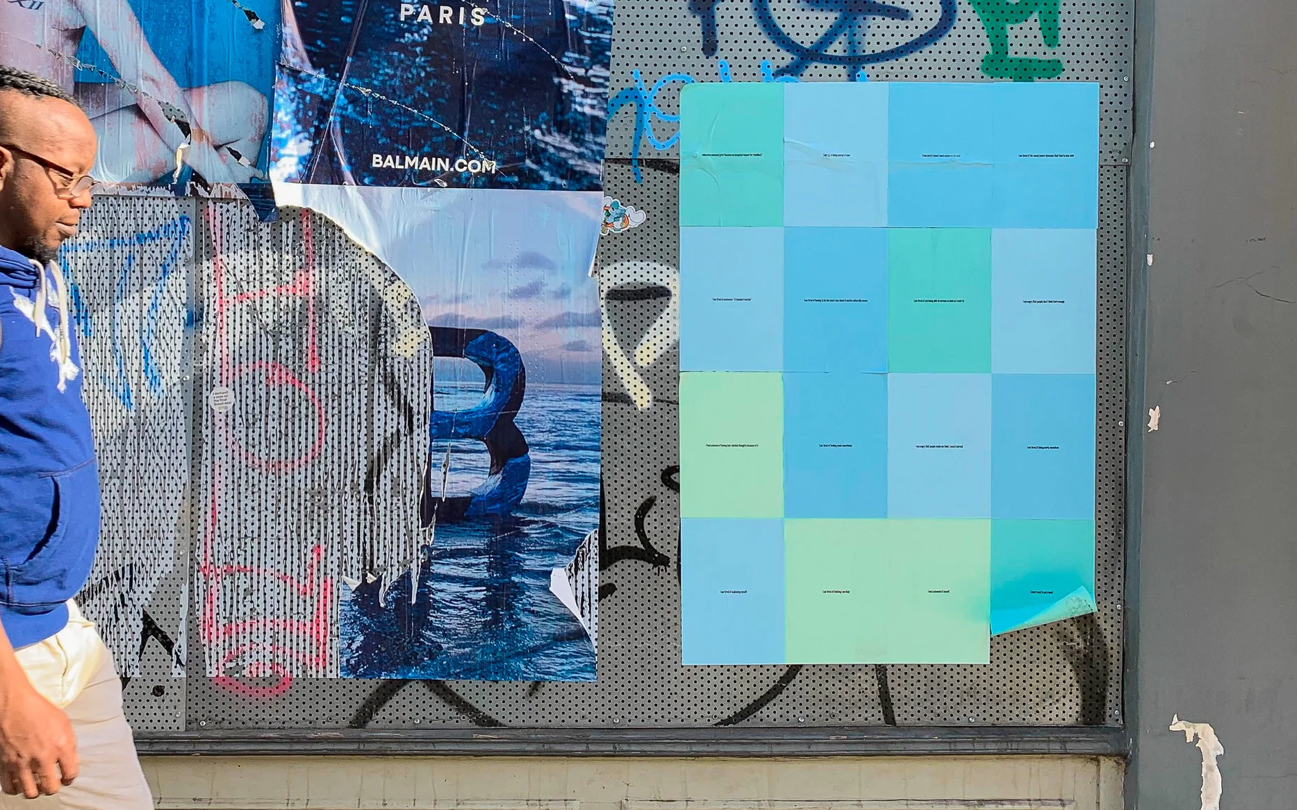 Visual Poetry Series. Public Space. (2019) (90cm x 120cm)