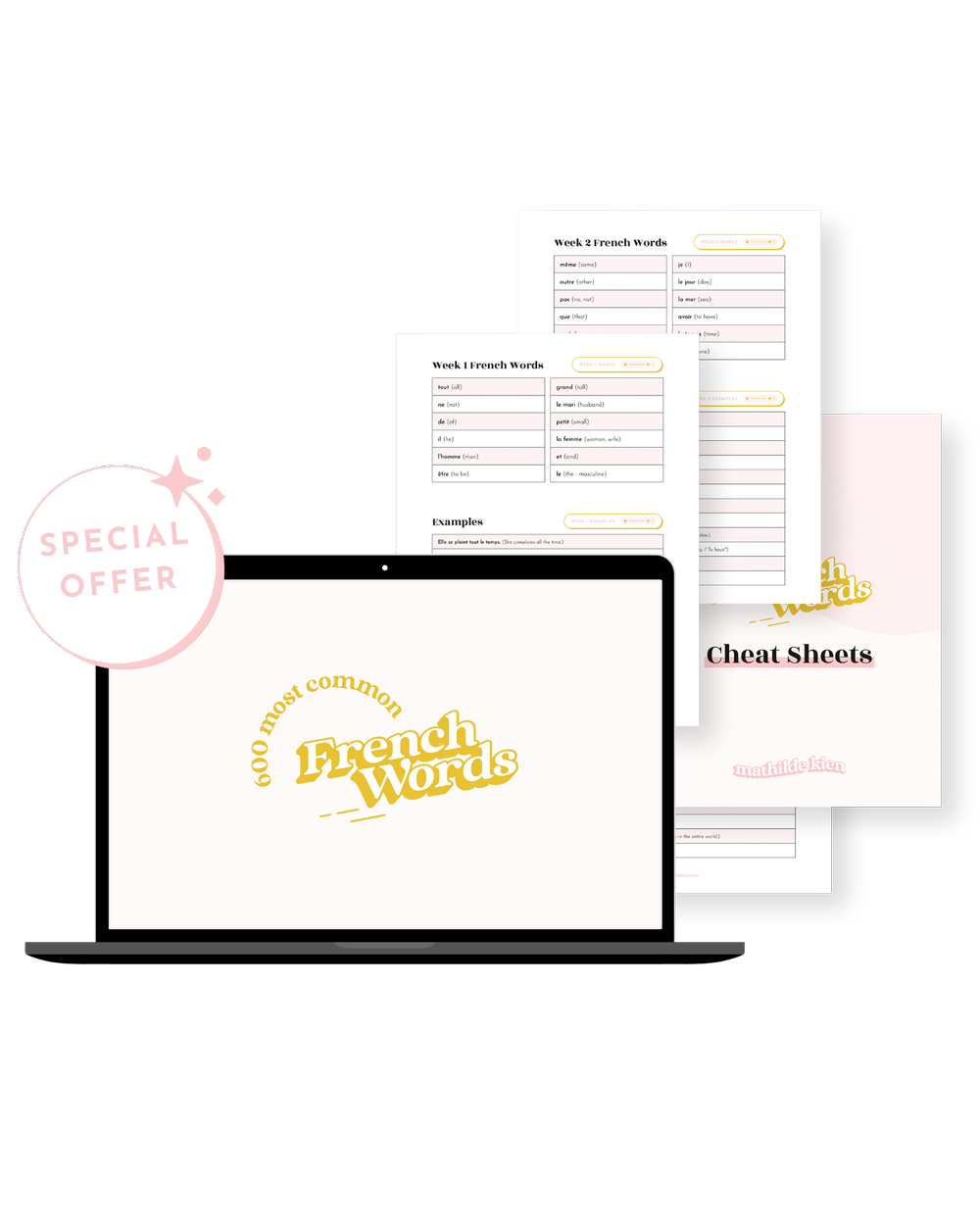  1 600 Most Common French Words Special Offer Mathilde Kien Host