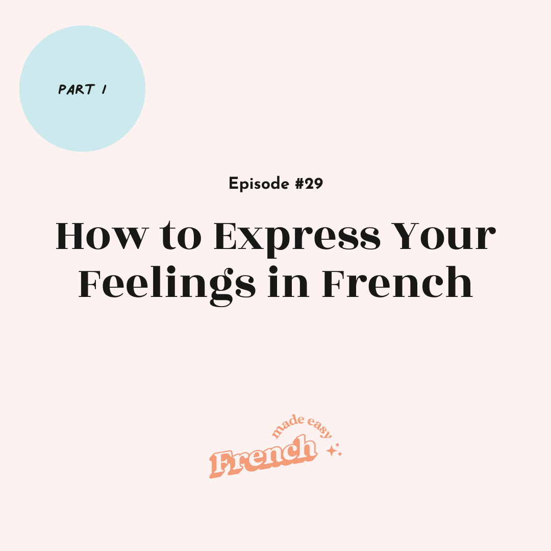 29 - How to Express Your Feelings in French (Part I)