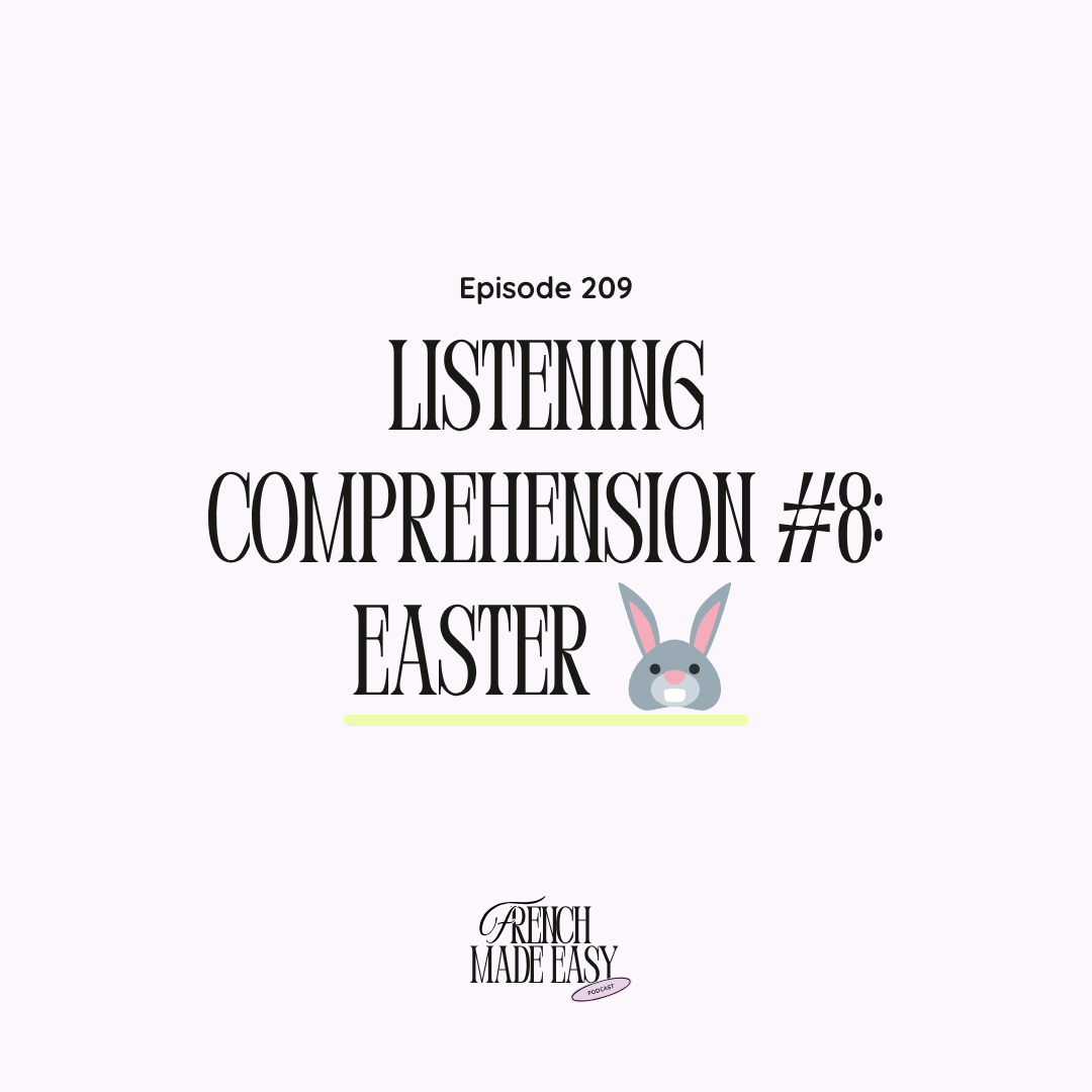 209 - French Listening Comprehension Story for Beginners #8 | Easter 🐰