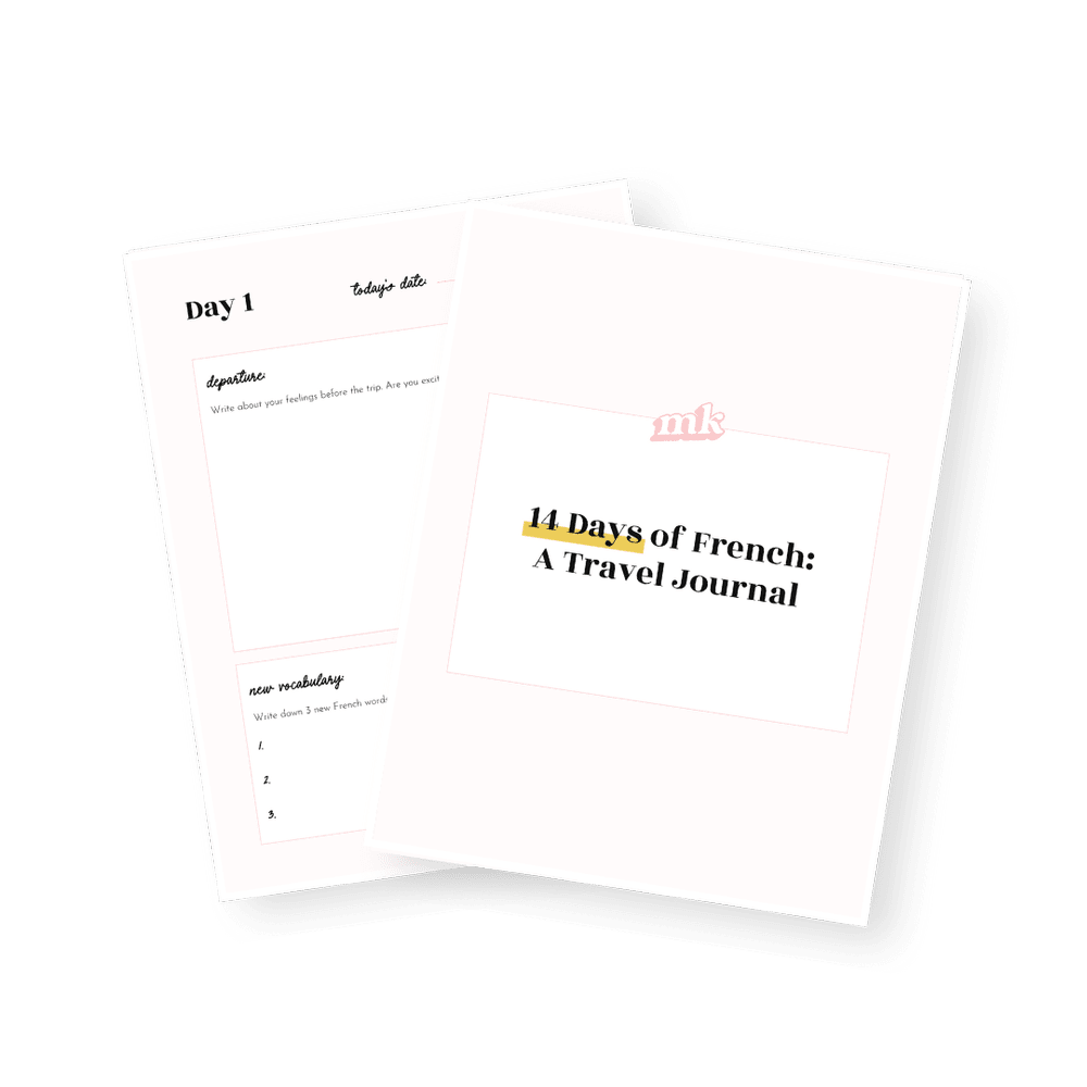 💛 French Survival Kit — Mathilde Kien Host of the French Made Easy Podcast and French Teacher