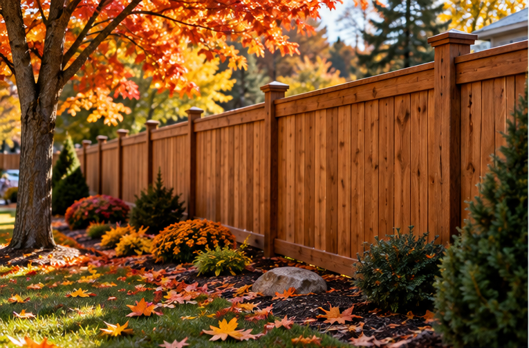 Protect Your Fence This Fall: How Staining and Sealing Helps Prevent Winter Damage