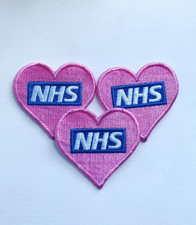 Update - The website is up and running to buy the NHS Patches, click the link in my bio. You can choose if you want a sew on or iron on patch. Apply to your favourite T shirt, jacket, cap or bag to show your support. You can pay via PayPal or by card