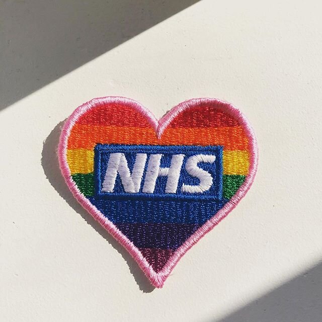 New Rainbow Design on Sale now!Profits will go to the NHS. Link for the website to buy one is in my bio. Click the link to help support the NHS. #penzance #cornwall #nhs #nhsheroes #nhsembroideredpatch #raisingmoney #healthcareworkers