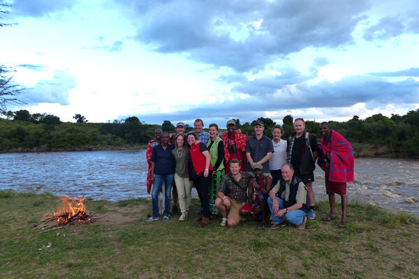 The team outside the banks of Mara River.jpg