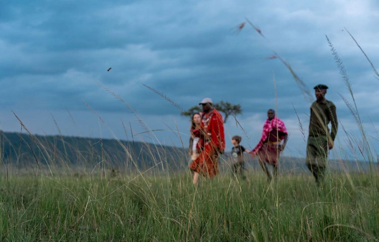 Escaping the safari 4x4&rsquo;s and exploring on foot is something that&rsquo;s encouraged at @tangulia_mara_camp 
There&rsquo;s nothing more humbling that a walk on the plains among the zebra and the wildebeest.

A fantastic family activity making m