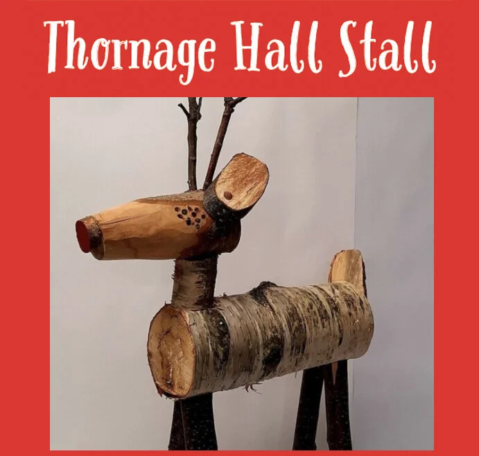 Thornage Hall Stall.  Fabulous products all hand made - 100% of proceeds go to Thornage Hall Independent Living