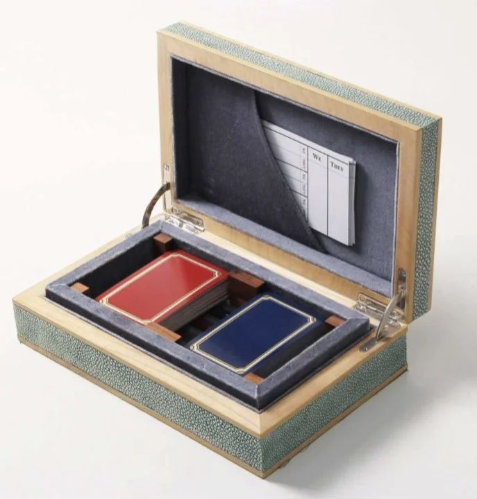 Forwood Design. Superb range of bridge, backgammon sets and games compendiums in luxurious design and different colourways. 