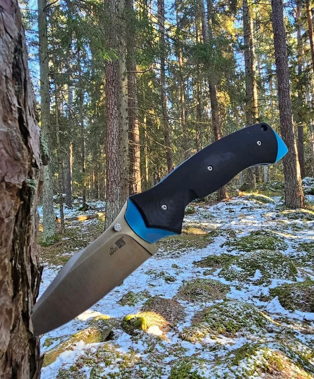 Built for the outdoors.

The B-21 Folder delivers dependable strength and control with a bold profile designed for real-world use&mdash;whether you&rsquo;re in the woods or on the move.

📸: @knivesandbikes

#EDC #AlMarKnives #TheWarriorsEdge