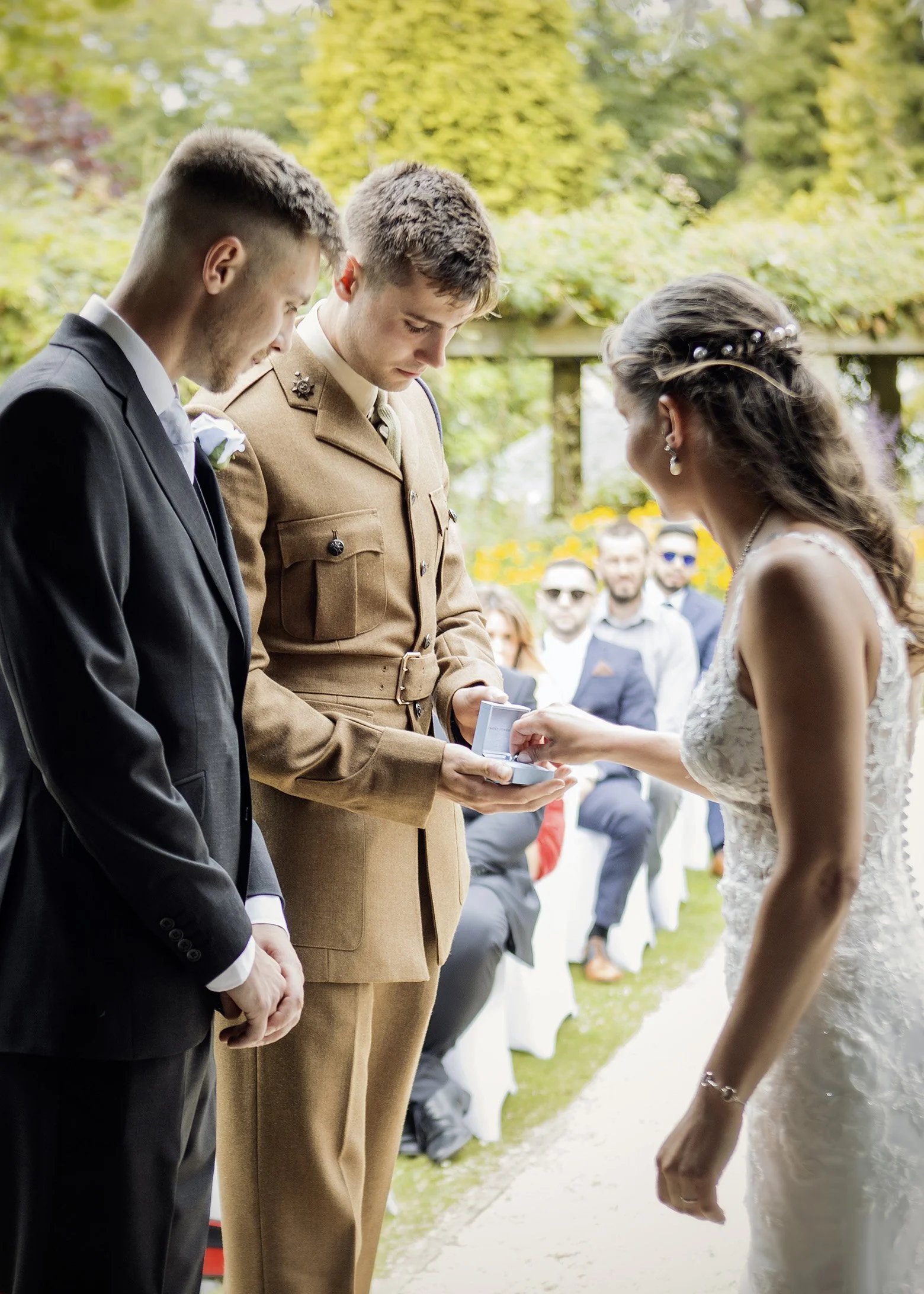 Walled Garden at Tilgate Park - Crawley Register Office Wedding Photos - West Sussex Registry Office - Ceremony Photography