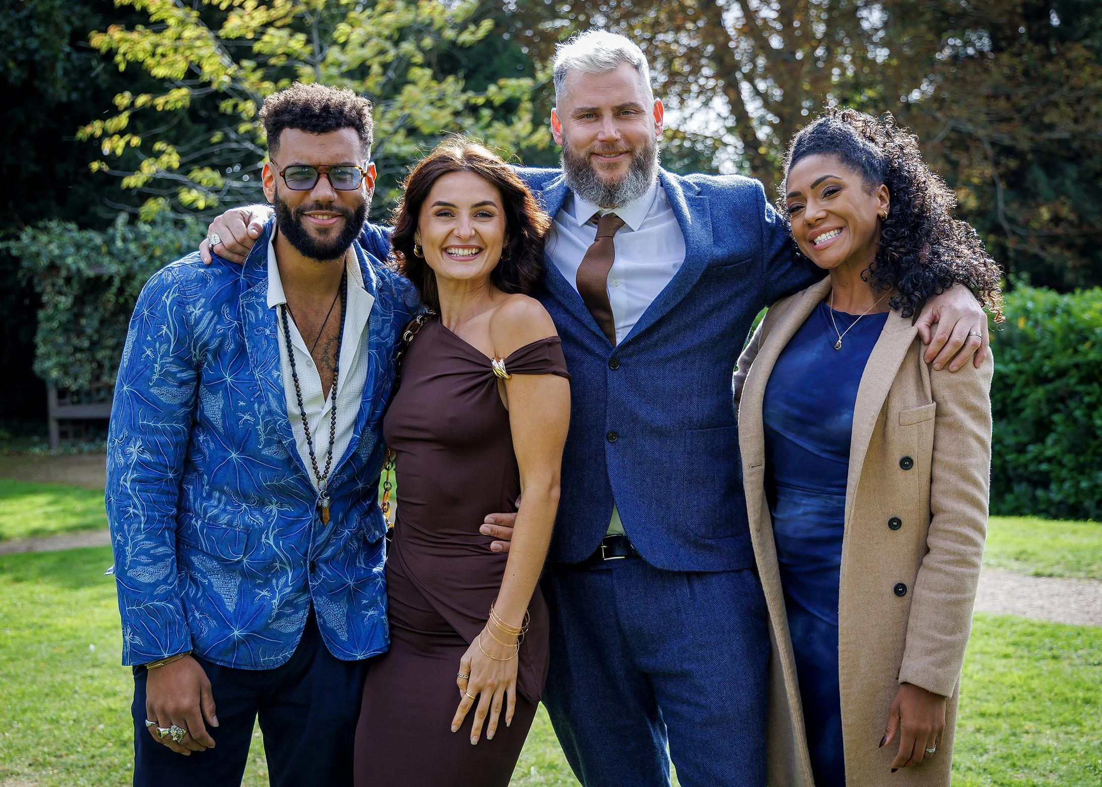 Natural wedding ceremony at Leatherhead Registry Office - The garden at The Mansion - Register Office Wedding Photography in Surrey