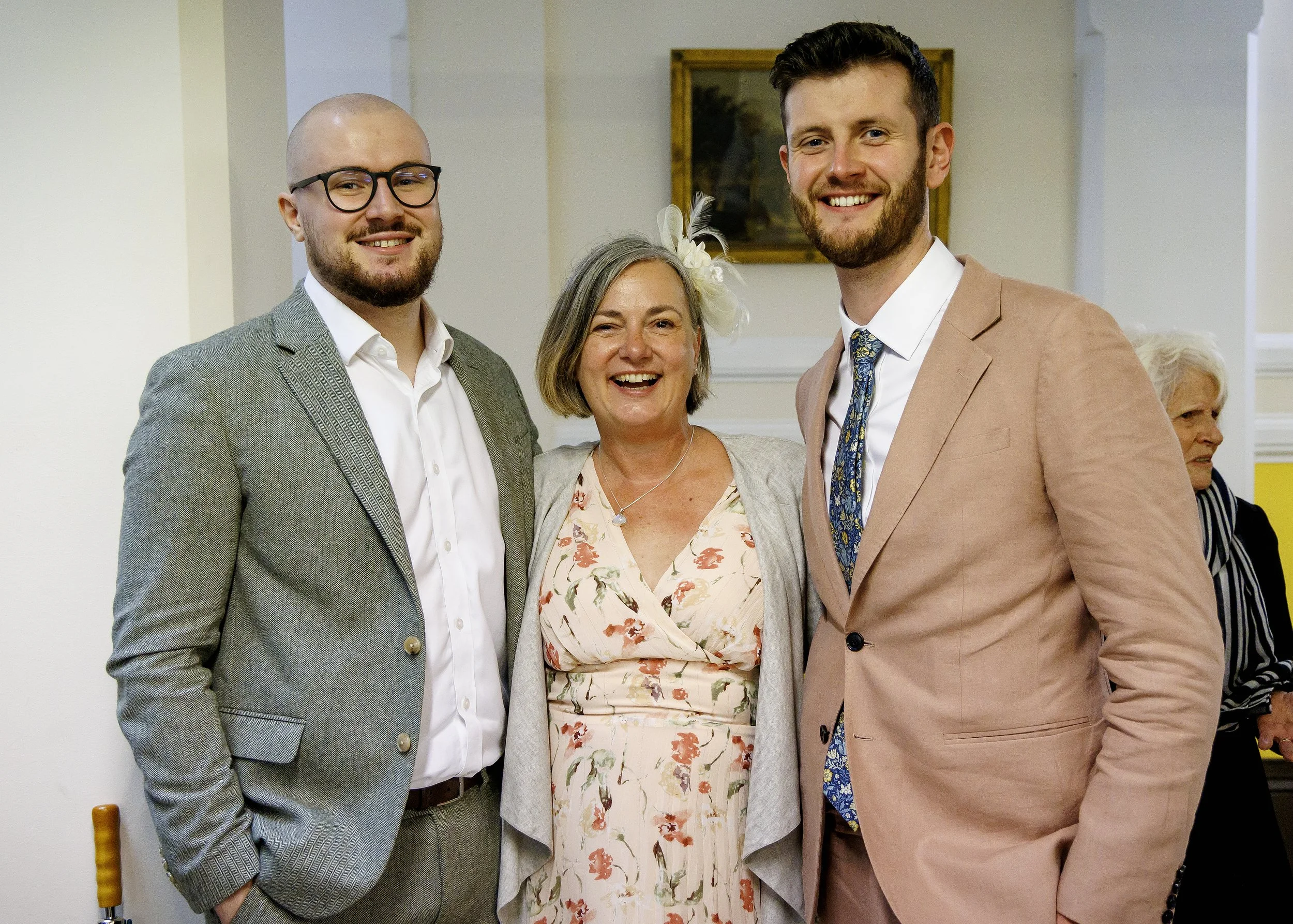 Candid moments before a Regency Room wedding ceremony in Brighton