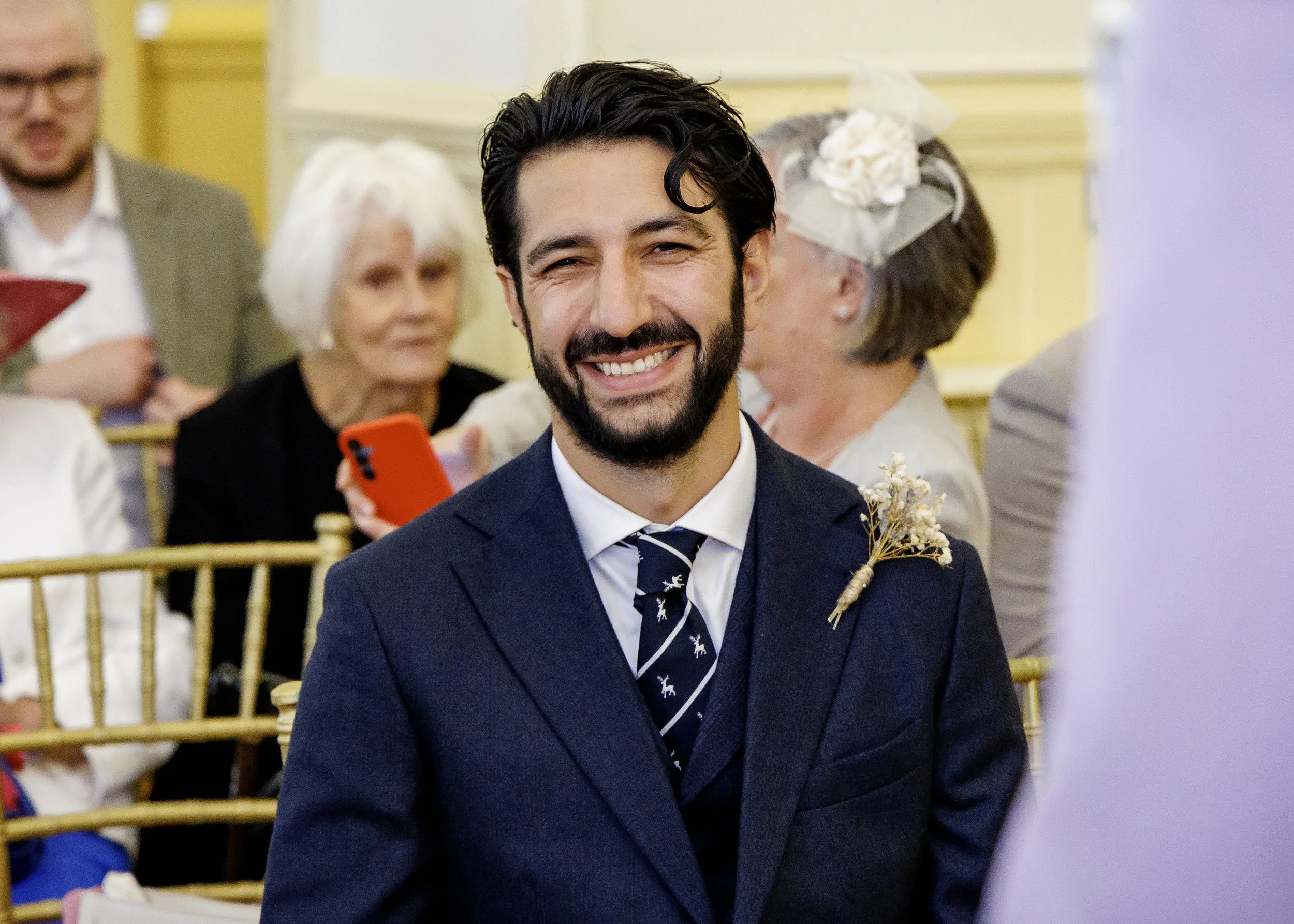 Small Wedding ceremony in the Regency Room at Brighton Town Hall - East Sussex Wedding Photography
