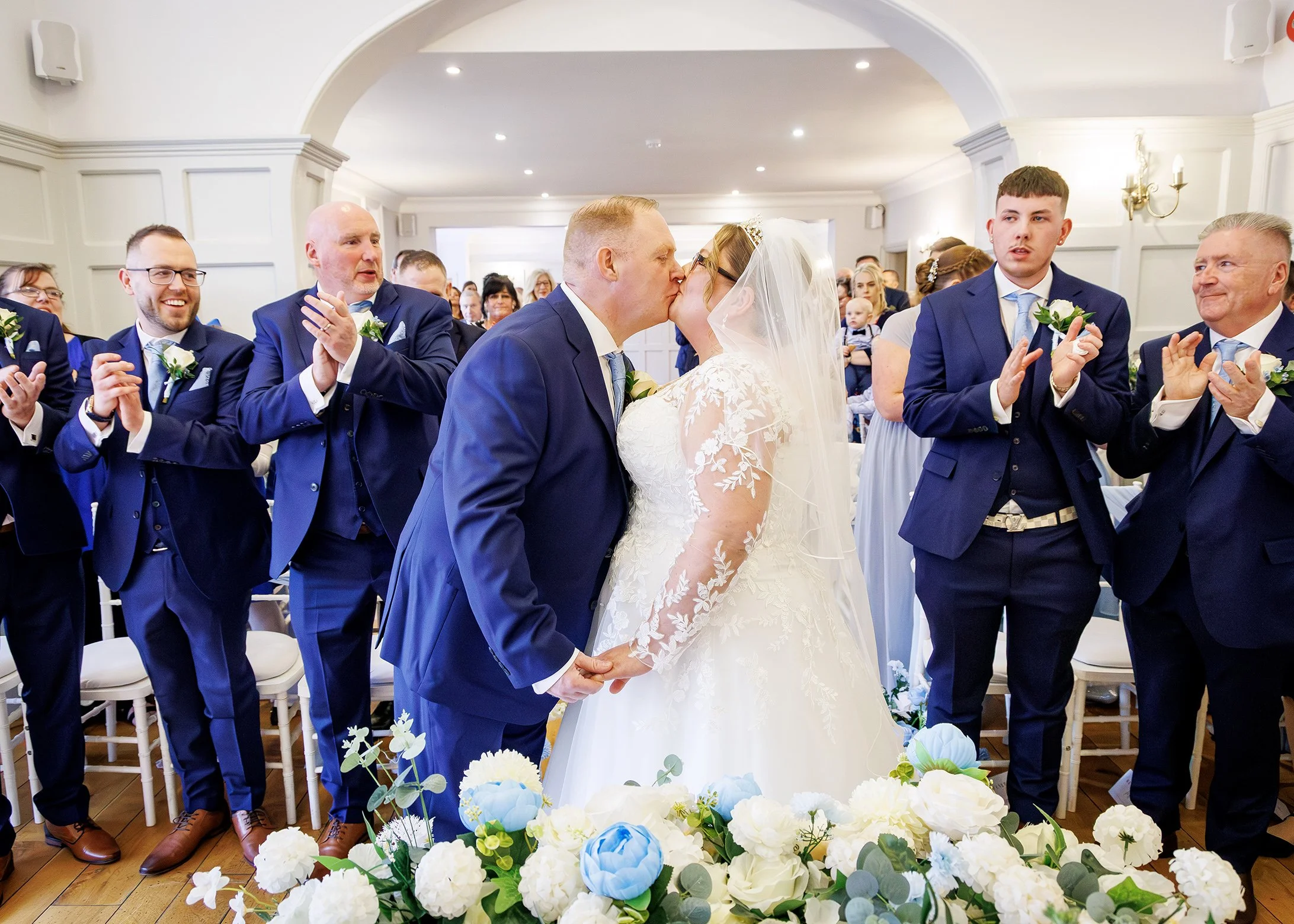 Historic Ceremony Room at The Ravenswood - West Sussex Wedding Photographer Michael Clement