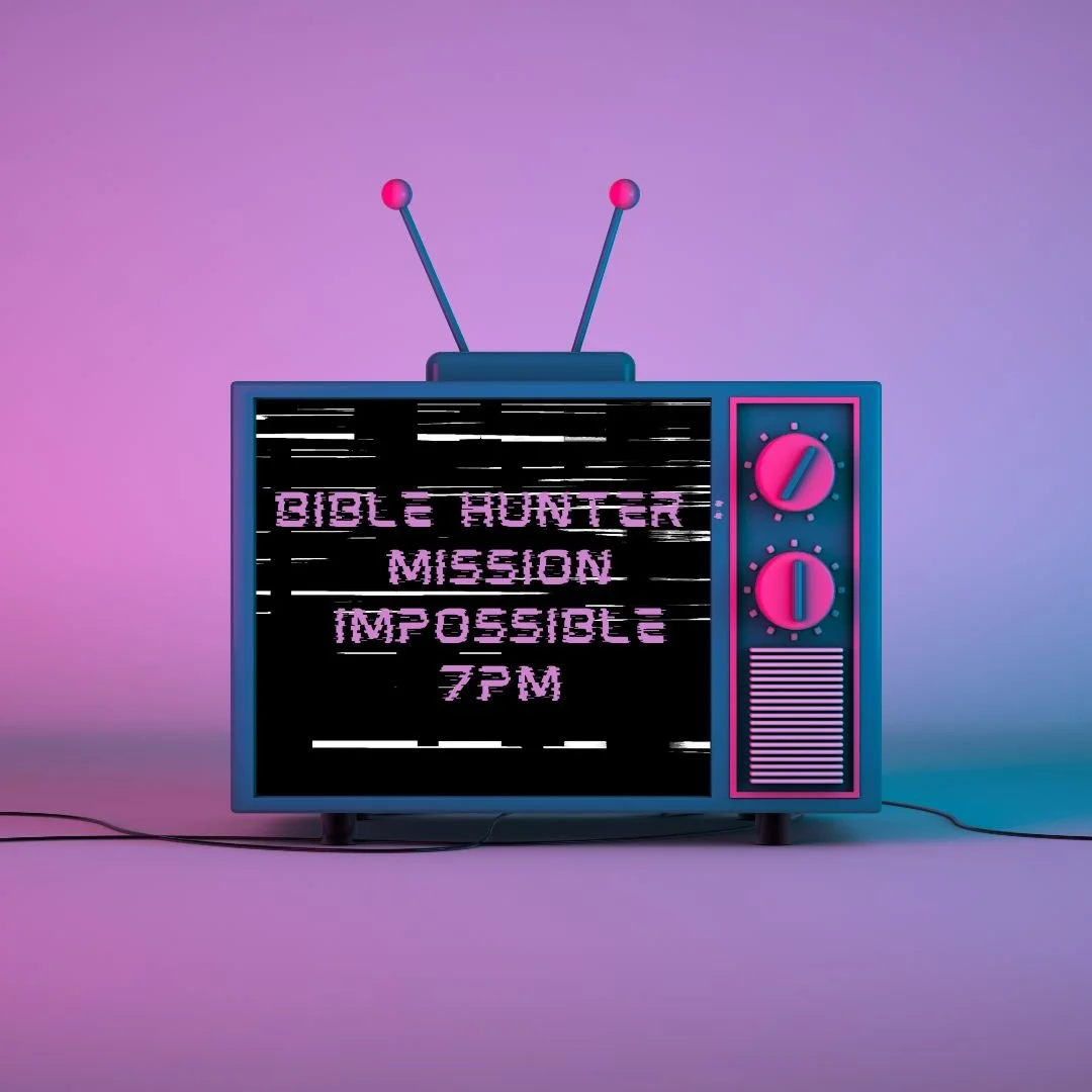 This Friday at 7 PM&hellip; get ready for an adventure like no other!😎🔥

🕵️&zwj;♂️ Bible Hunter: Mission Impossible 🕵️&zwj;♀️

Form your team and dive into a mission full of Bible mysteries. Solve the clues, uncover hidden truths, and discover wh