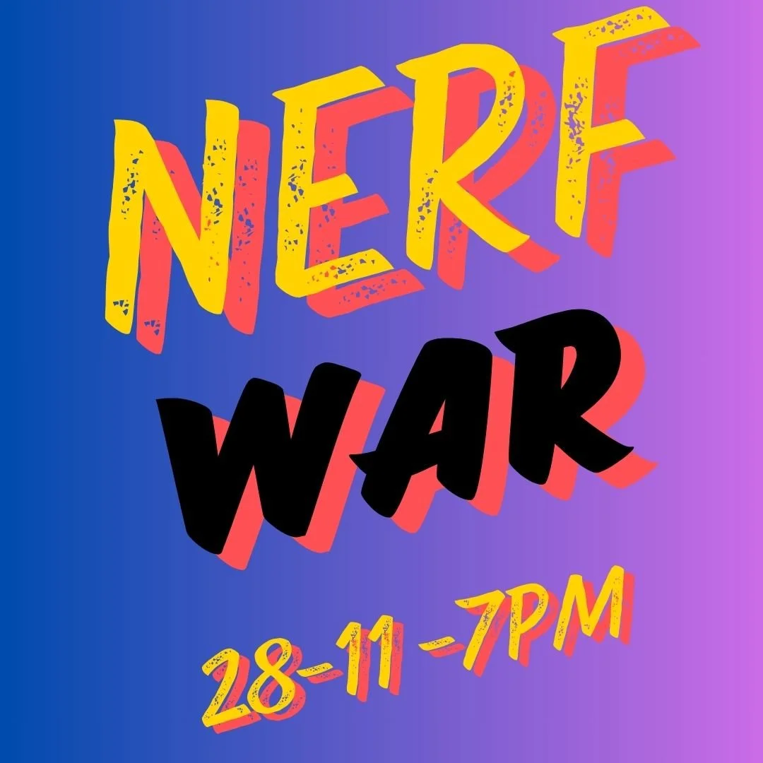 This Friday, November 28th at 7 PM, get ready for the ultimate NERF WAR at the Westview Gym! 💥 Bring a friend and team up for some epic battles! 🏃&zwj;♂️💨

And that&rsquo;s not all&hellip; we&rsquo;ll also have an inspiring sharing from Derrick ✨?