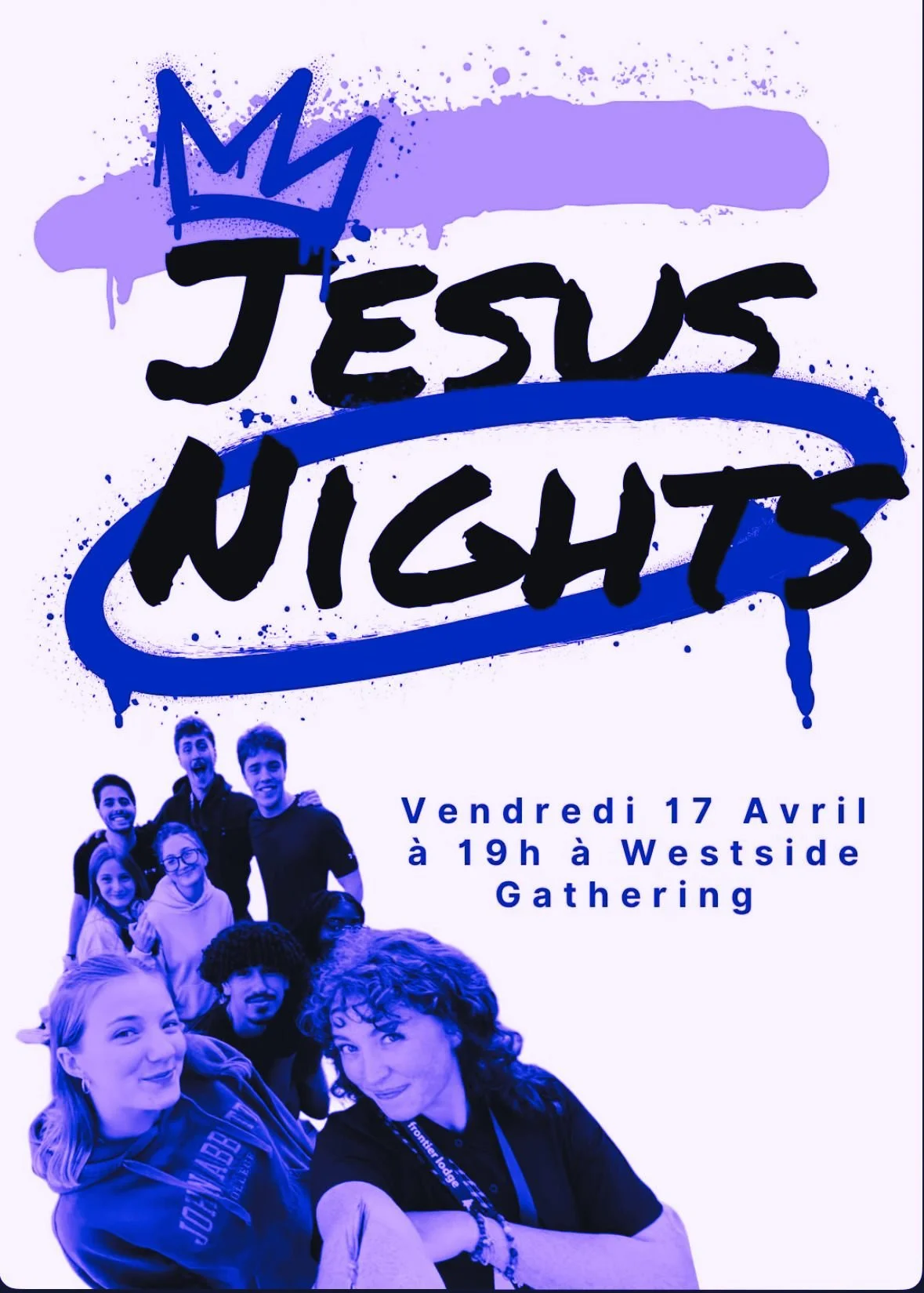 Hey guys,
This Friday, April 17th at 7 PM, its JESUS NIGHT!
📍 Event Address
820 Av. Tecumseh, Pointe-Claire, QC H9R 4B2

🙌 Live worship
🎯 Fun games
💬 Amazing youth from different groups
✝️ A powerful message about Jesus and growing in your faith!