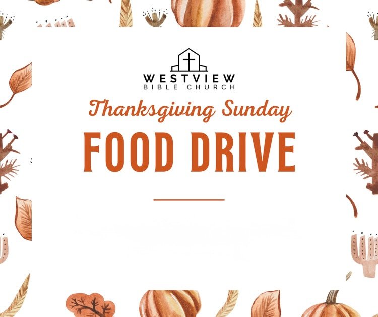 Thanksgiving Food Drive