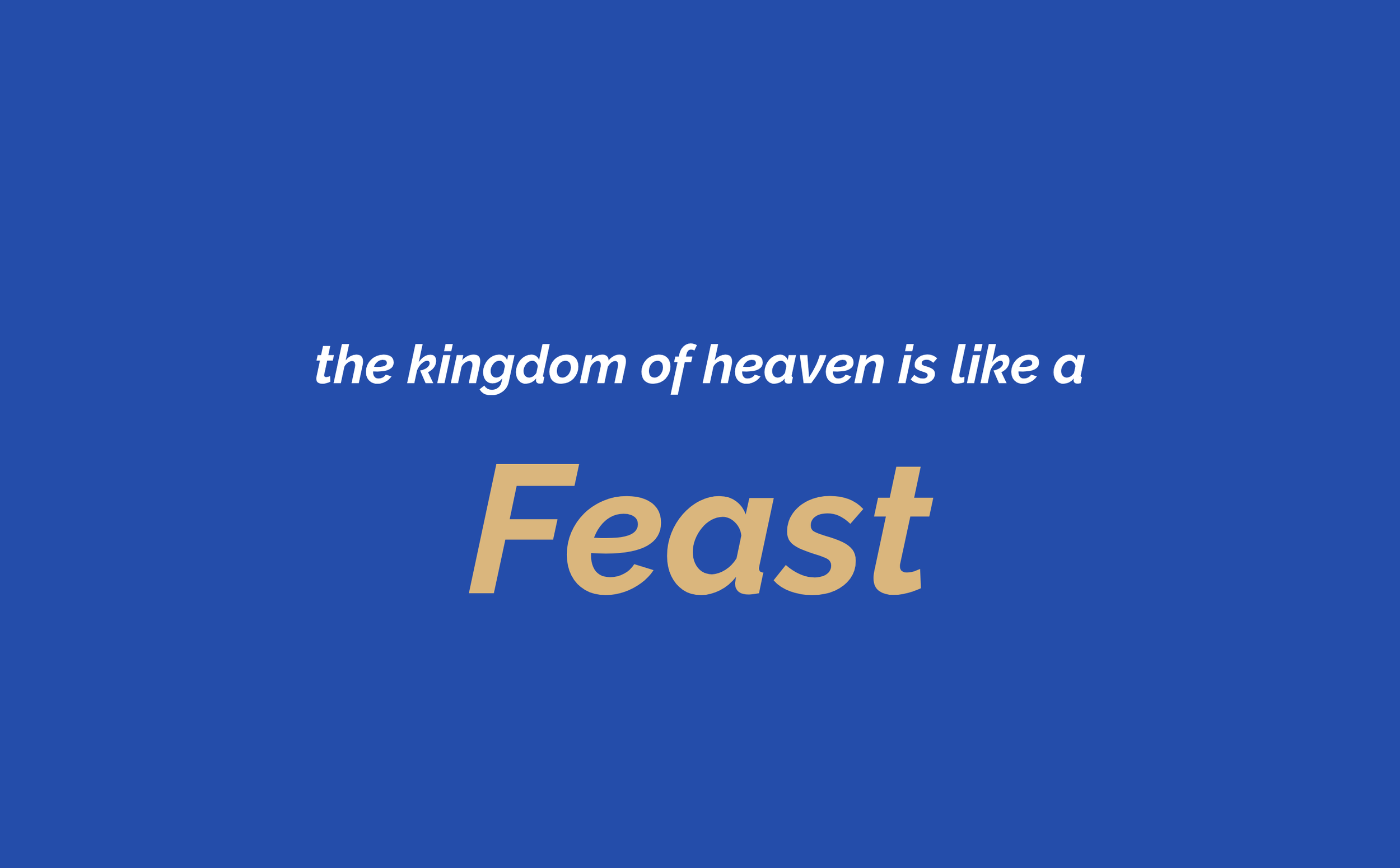 Potluck Feast - November 1