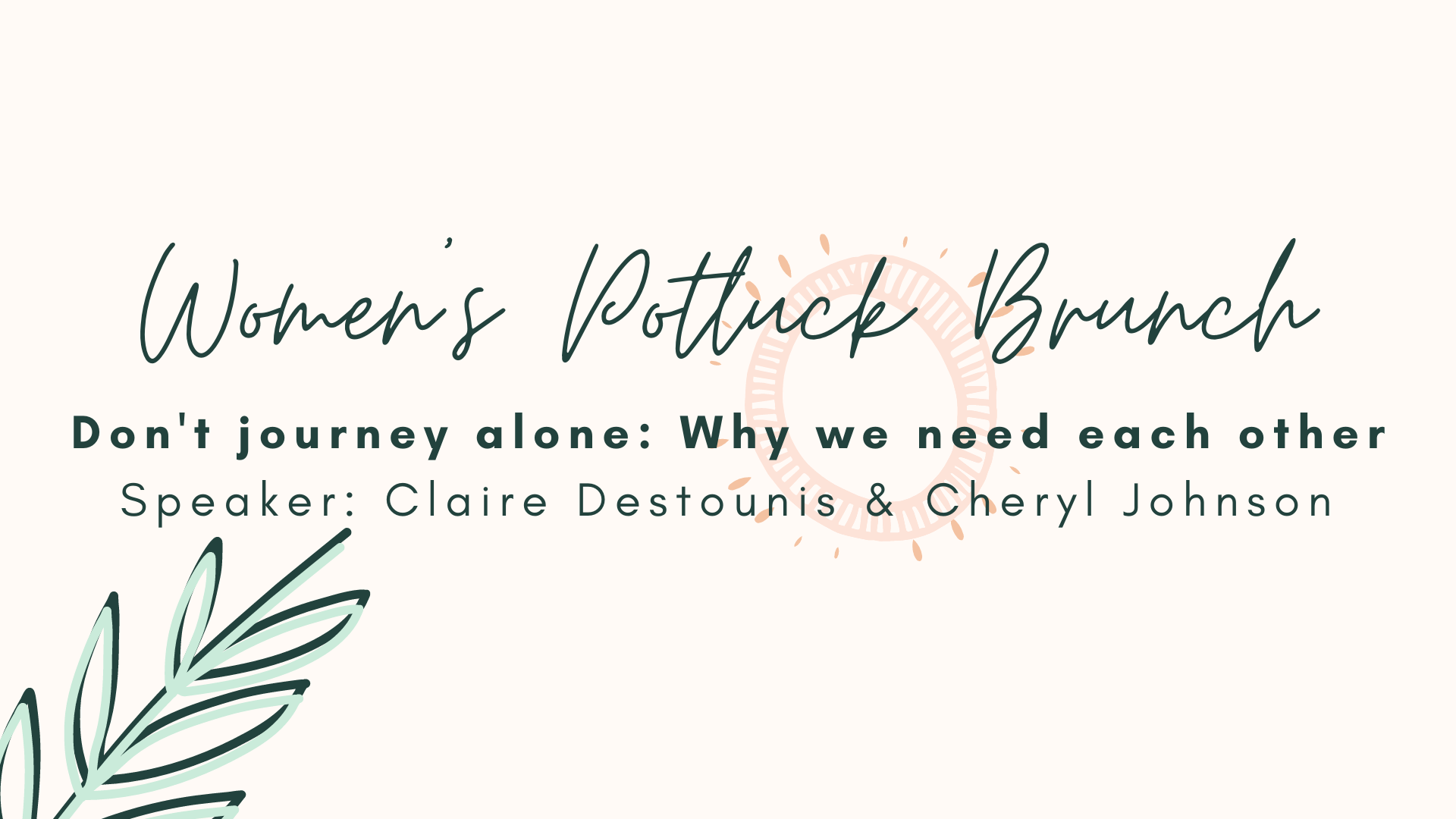 Women's Potluck Brunch