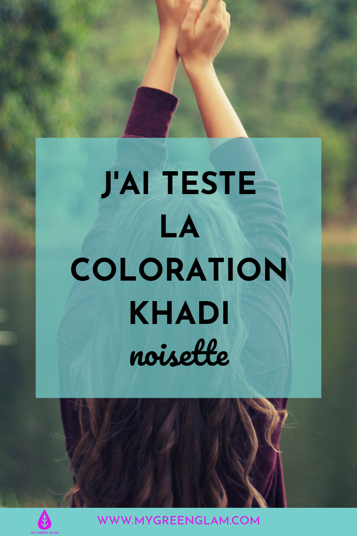 Mon test de la coloration Khadi noisette sur cheveux blancs