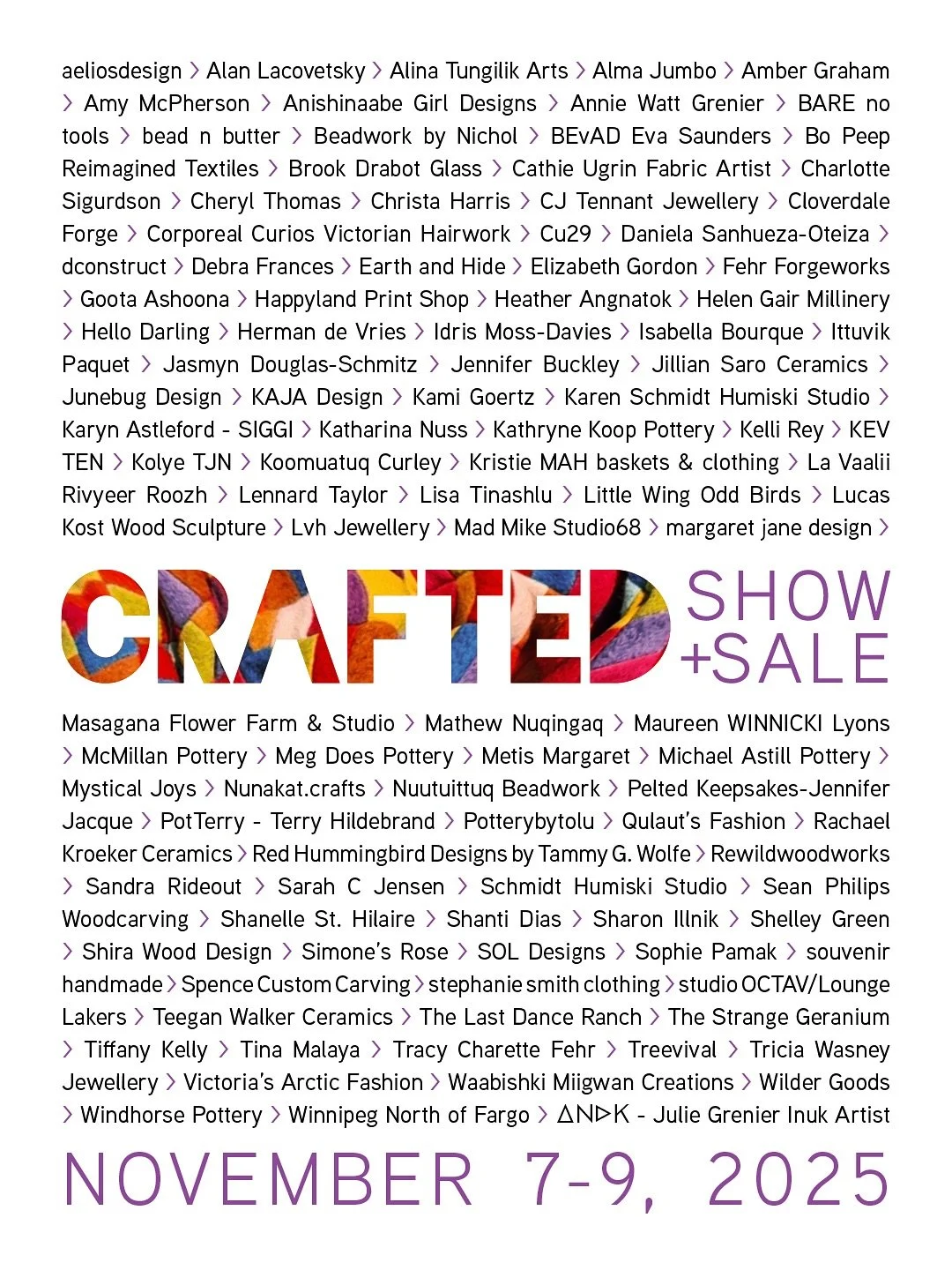 Last day of @craftedshowandsale! I&rsquo;ll be up on the 3rd floor, Gallery 9 from 11am-5pm! So many incredible artists this year (as always)! 

#functionalpottery#handmadeceramics#contemporaryclay#winnipegart