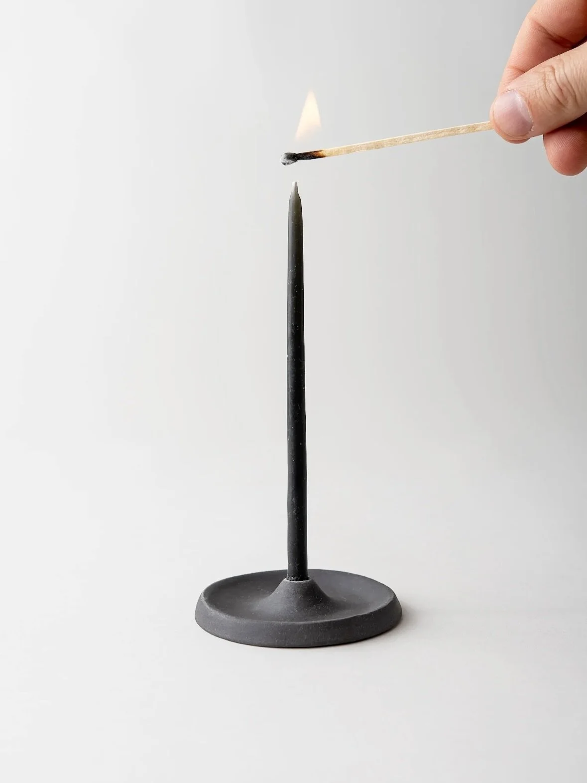 Here is the other candle holder design I created for @barlettabeeswax! Looks so sharp with her skinny beeswax candles. (Seriously that black on black 👌)

This was such a fun (and big) order! Phew! Swipe to see the full candle holder spread I finishe