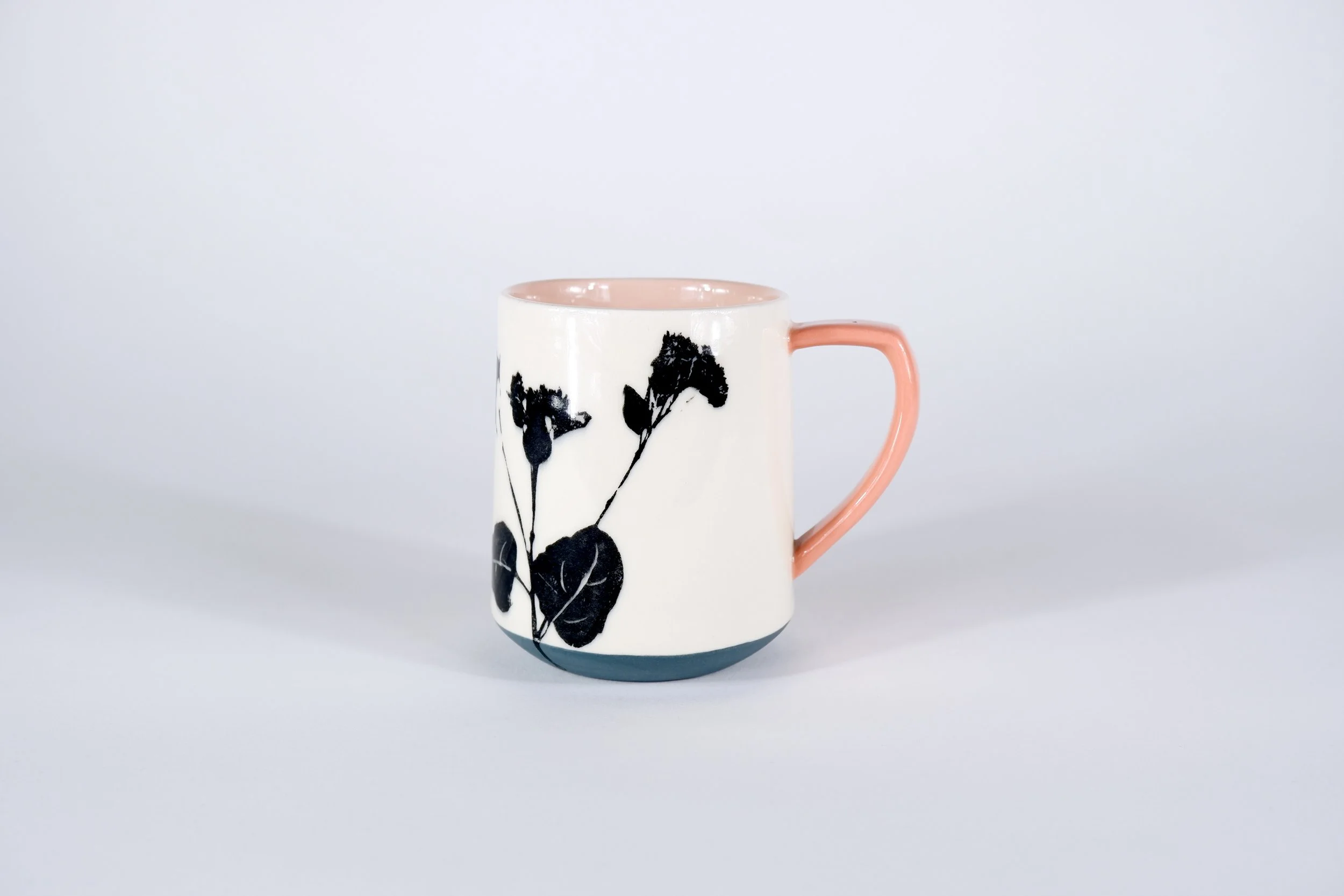 Burdock Mug - Coral, Pink, Teal & Gold