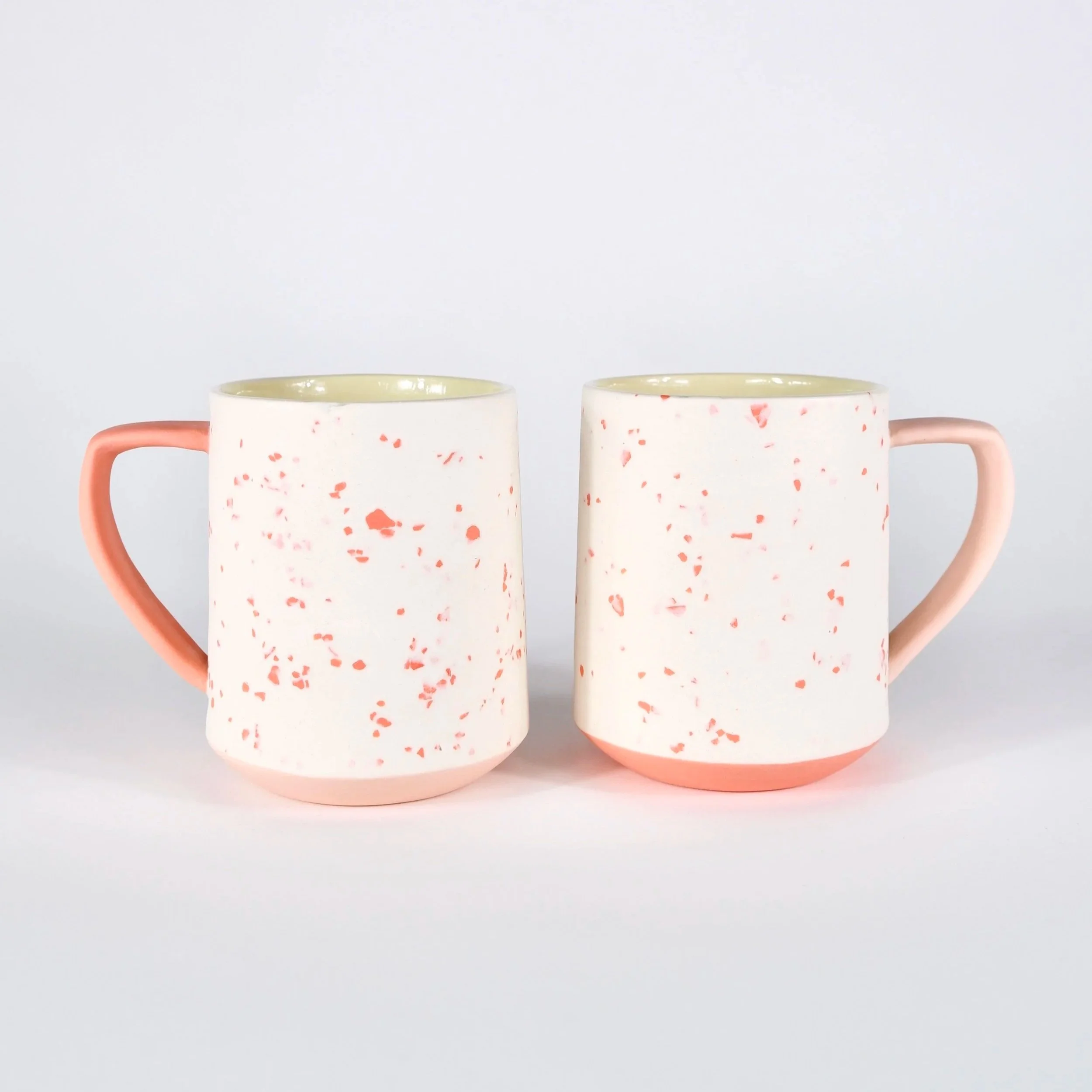 Confetti Mug - Coral, Pink & Yellow