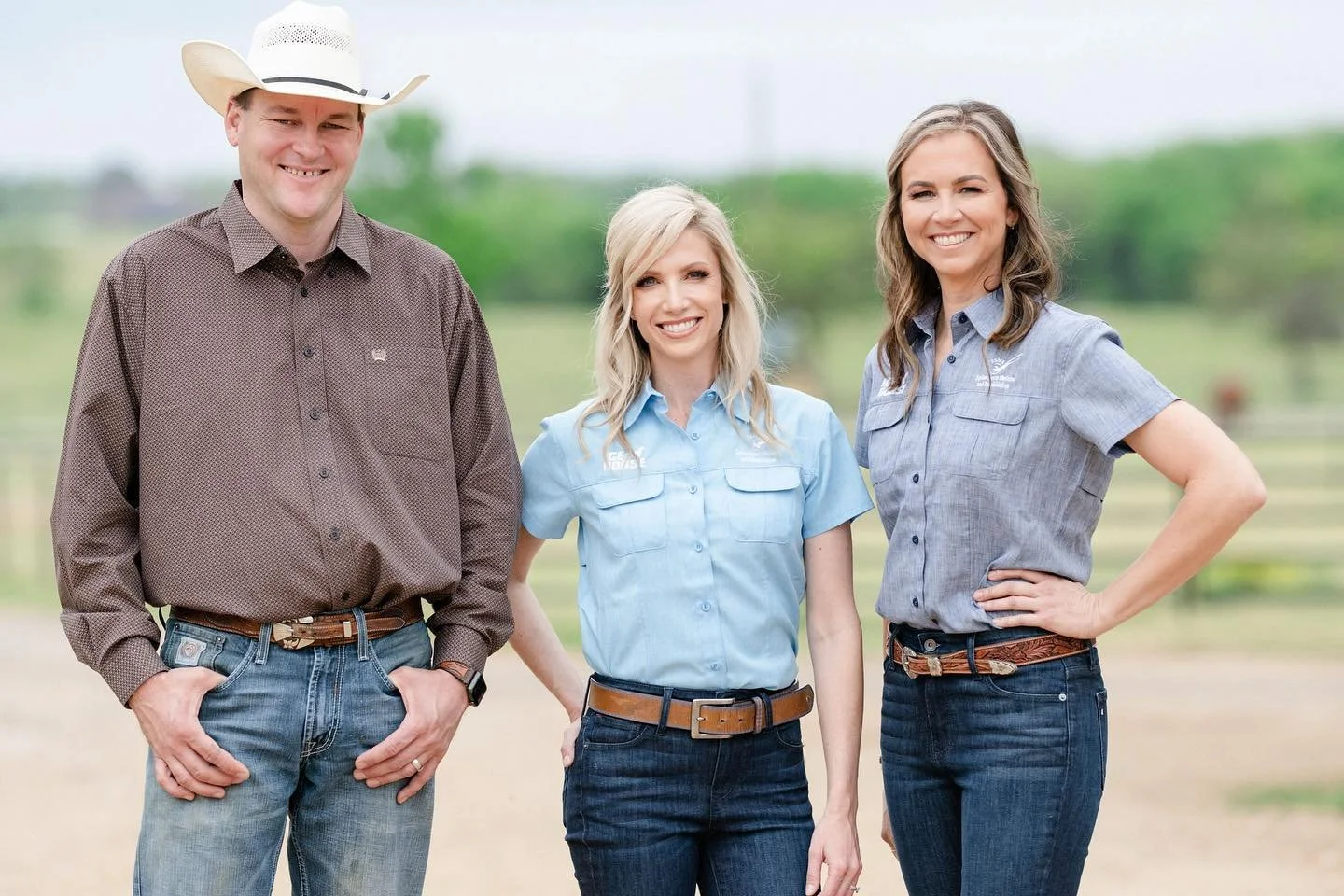 Dr. Josh Donnell, Dr. Sherry Johnson, and Dr. Cameron Stoudt of Equine Sports Medicine & Rehabilitation, specialists in equine sports medicine and performance horse care.
