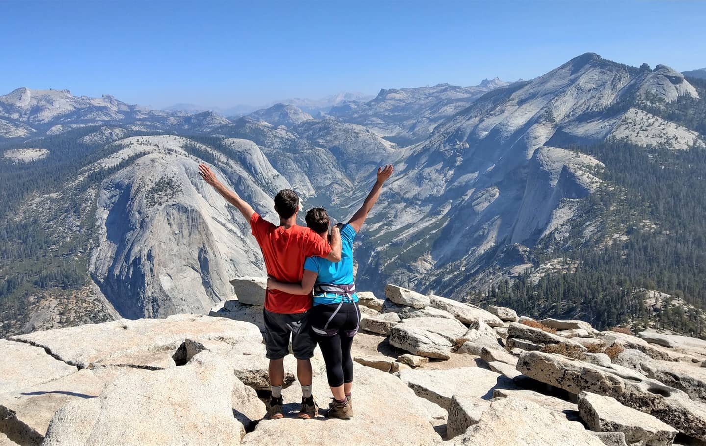 WANT TO CLIMB HALF DOME?&nbsp; The lottery is OPEN!

Climbing Half Dome in Yosemite is a bucketlist hike for sure.&nbsp; I remember seeing those cables on the final steep stretch up the granite slab and *slightly* freaking out, but the accomplishment