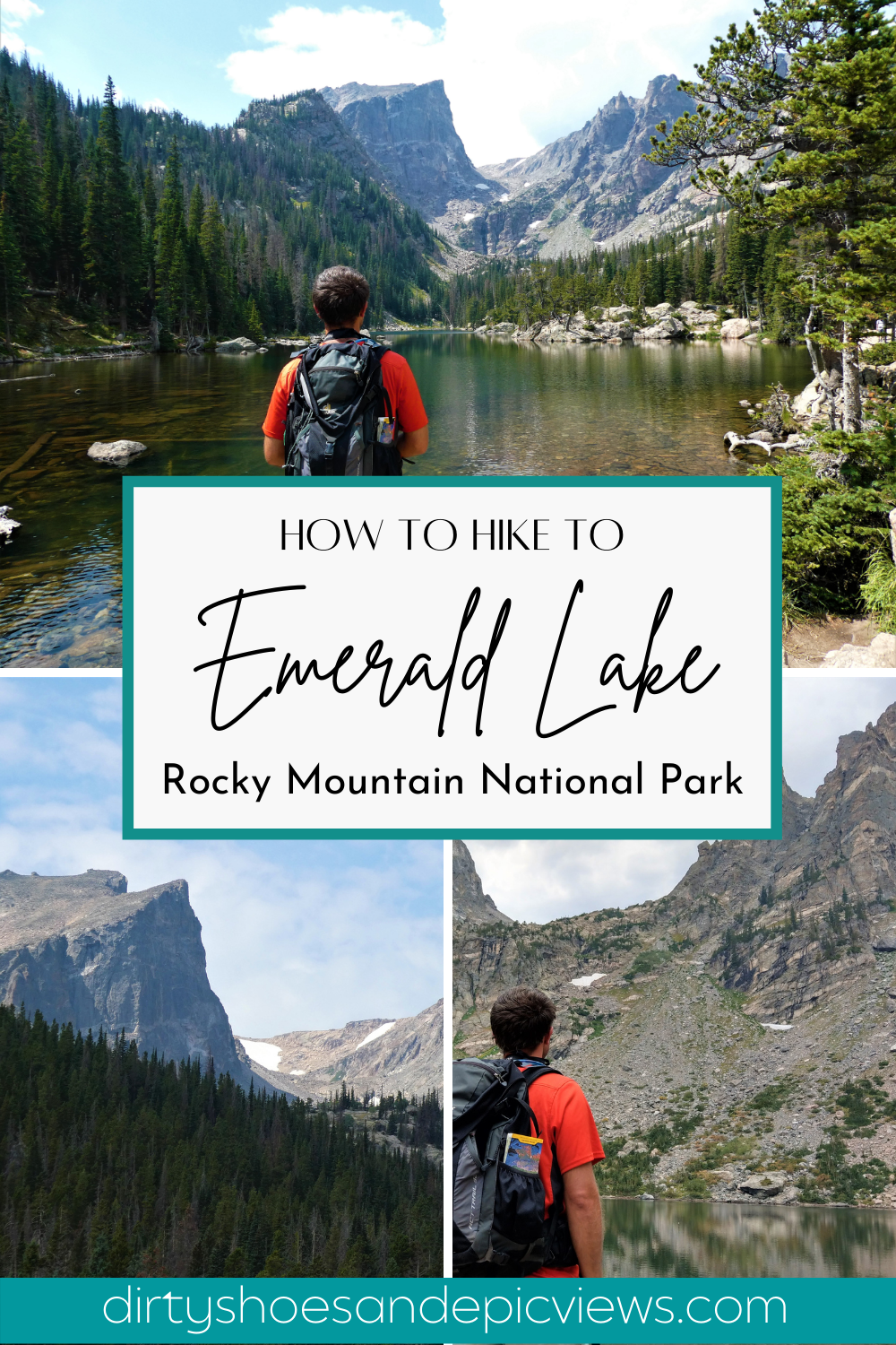 Emerald Lake hike rocky mountain national park