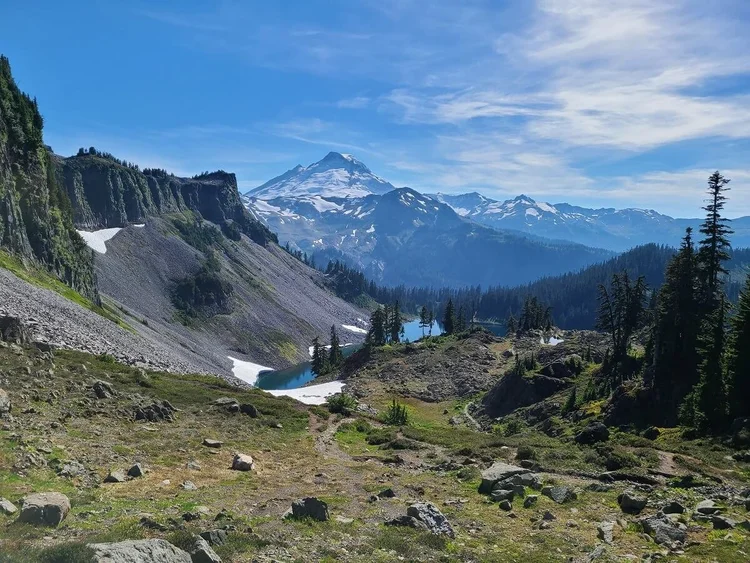 Baker River Trail & Chain Lake Trail How to hike the Chain Lakes Loop in Mount Baker-Snoqualmie National
