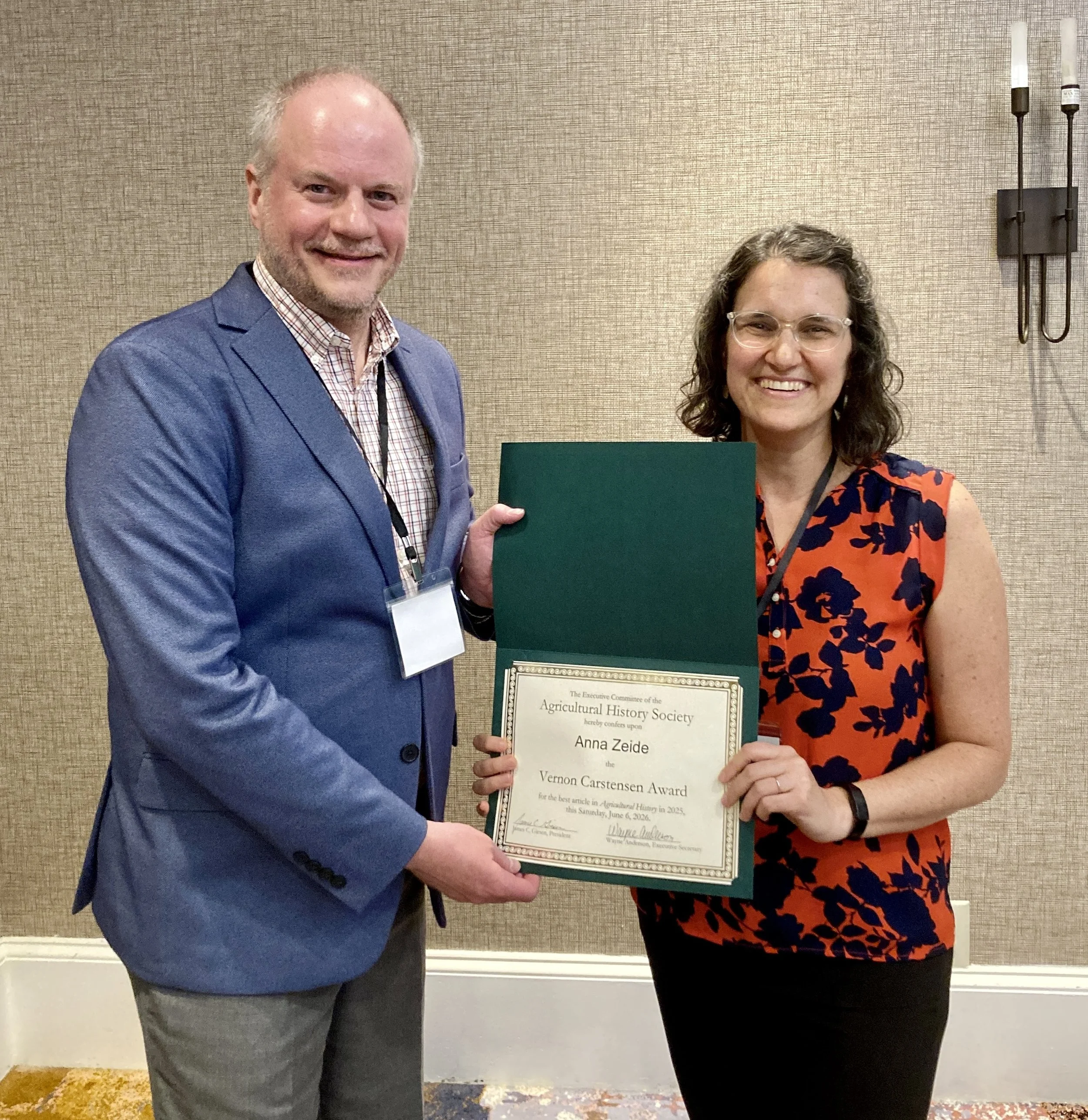 Carstensen Award