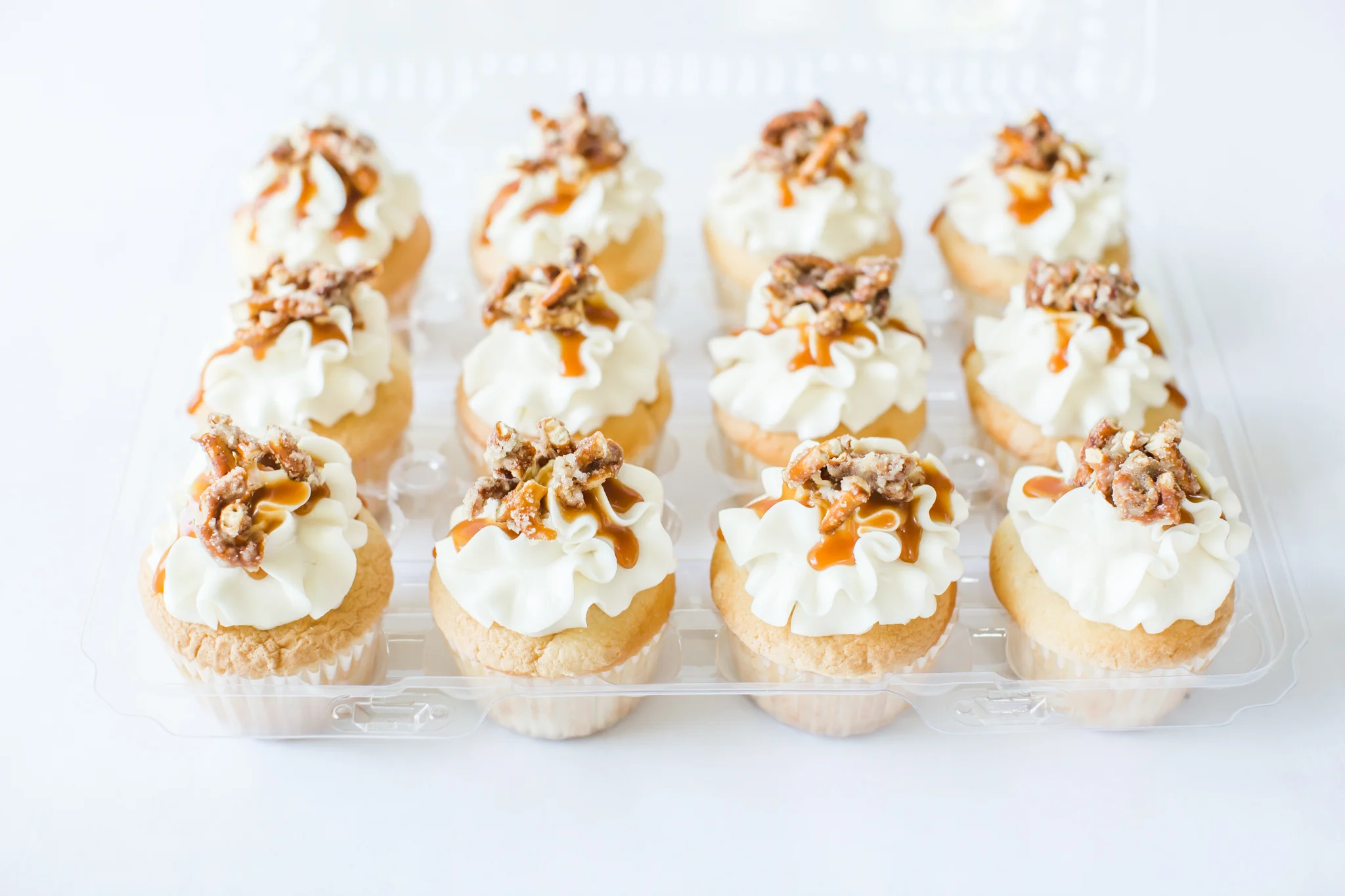 Salted Caramel Pretzel Cupcakes