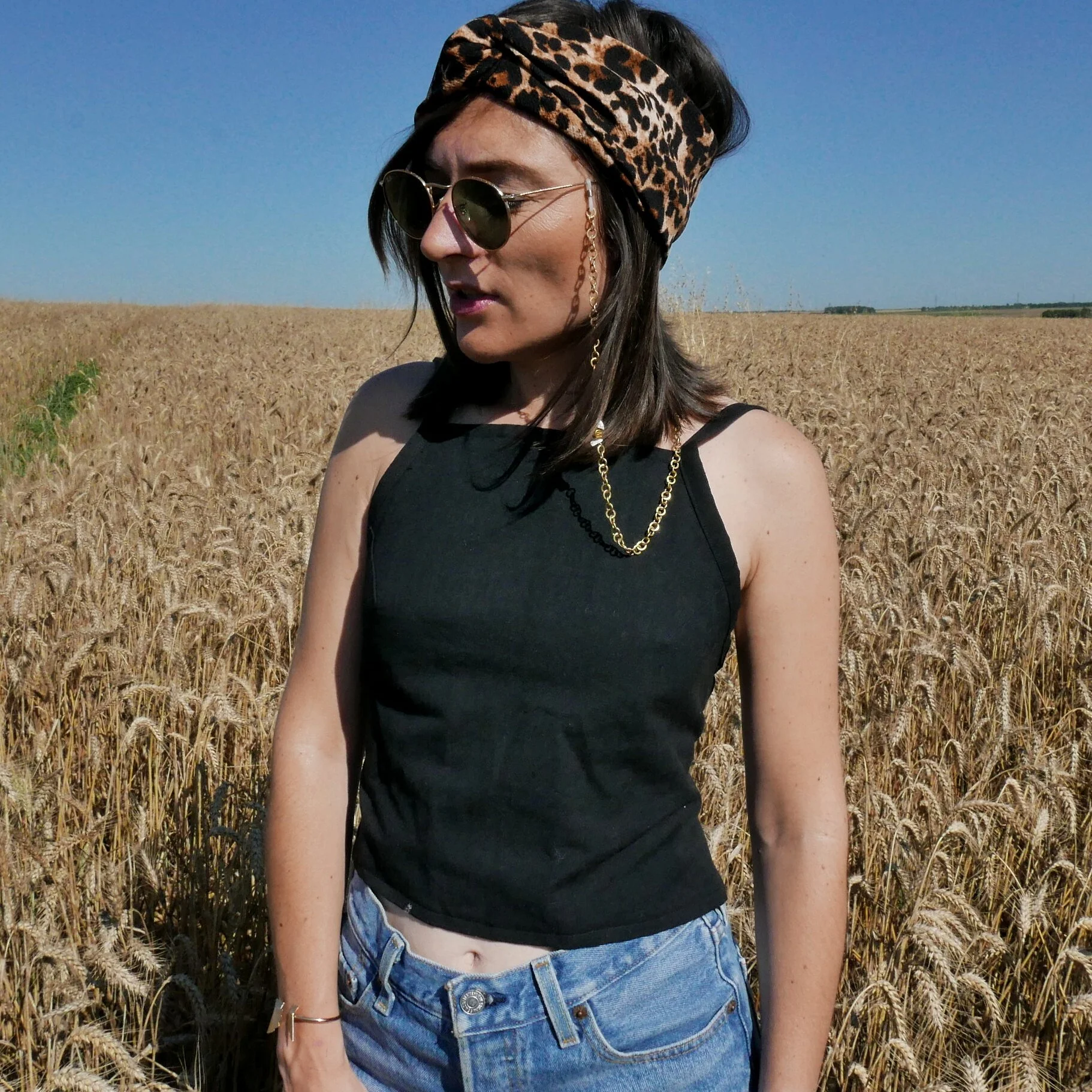 HEADBAND JEMMA CHEETAH LARGE