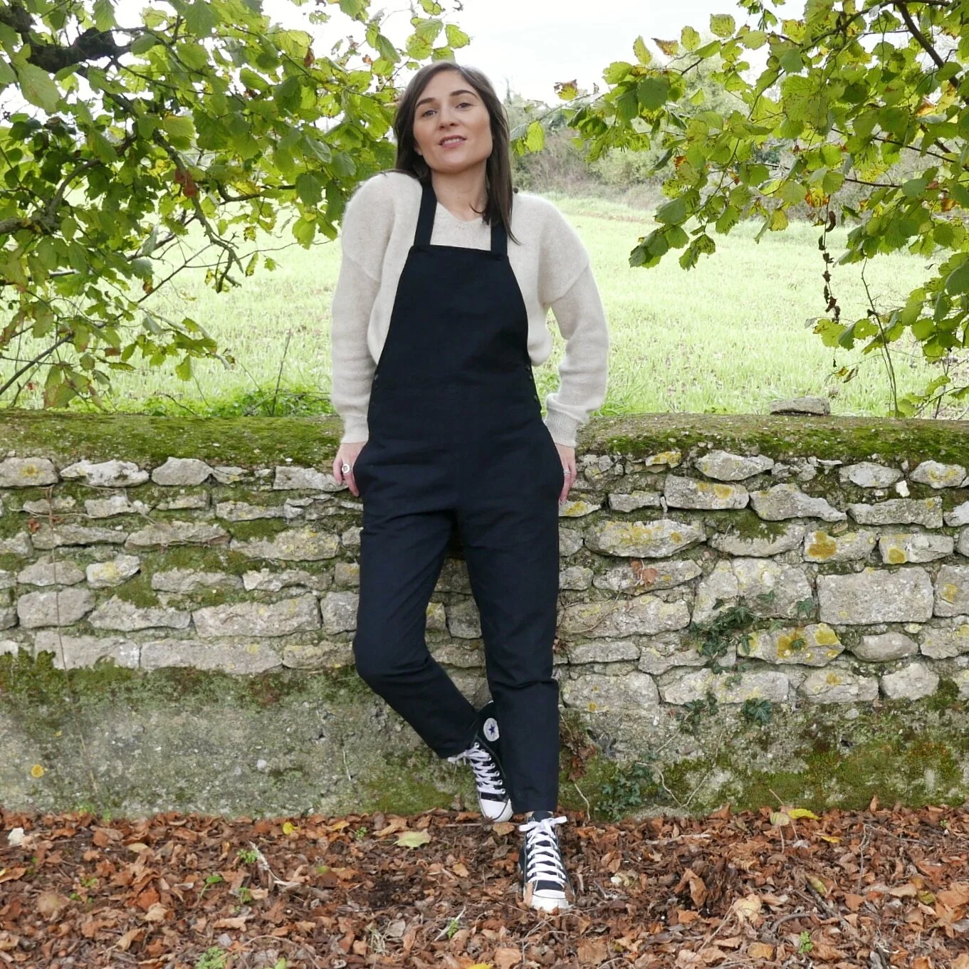 SALOPETTE CARMELITA - LIN EXTRA DARK