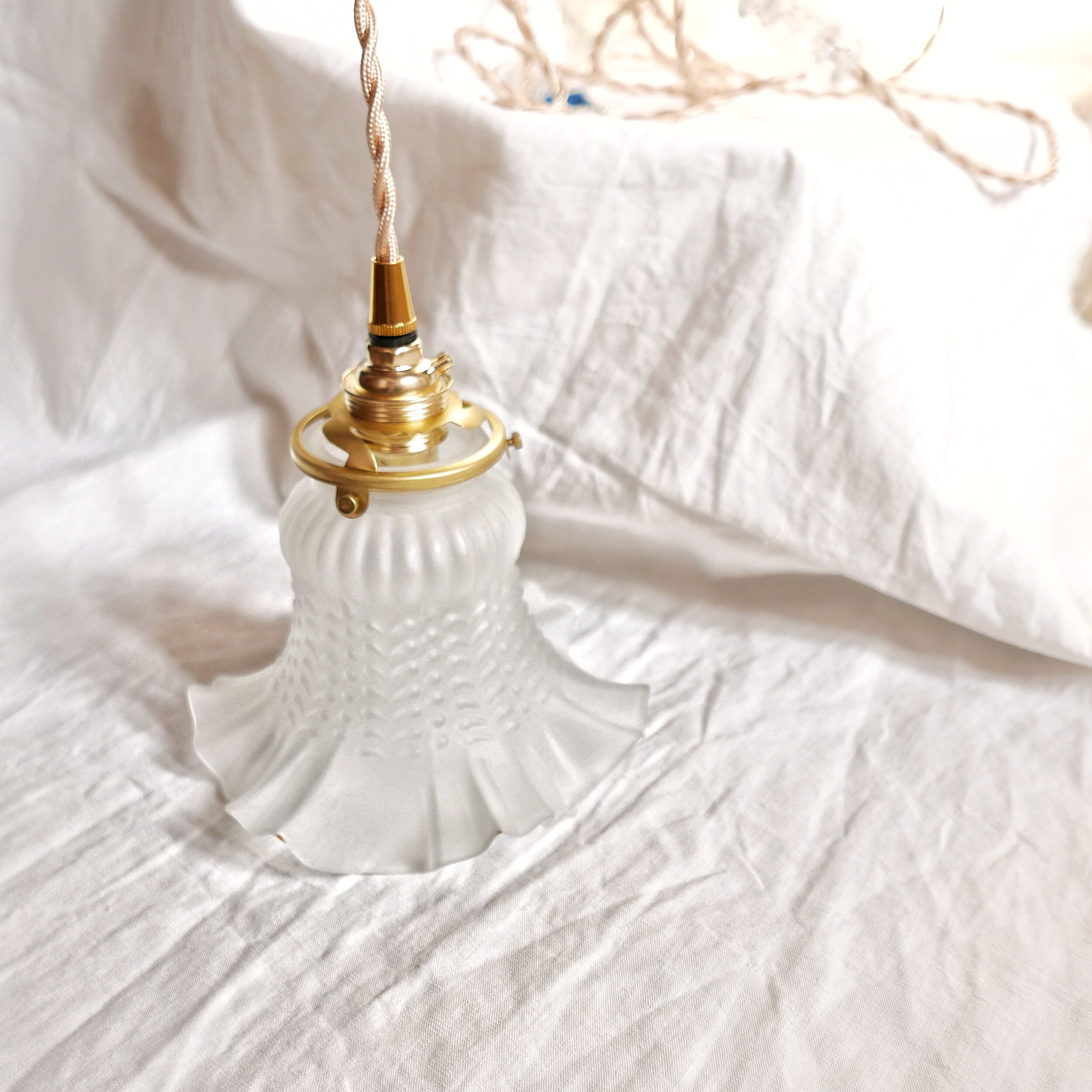 lampe à balader vintage tulipe