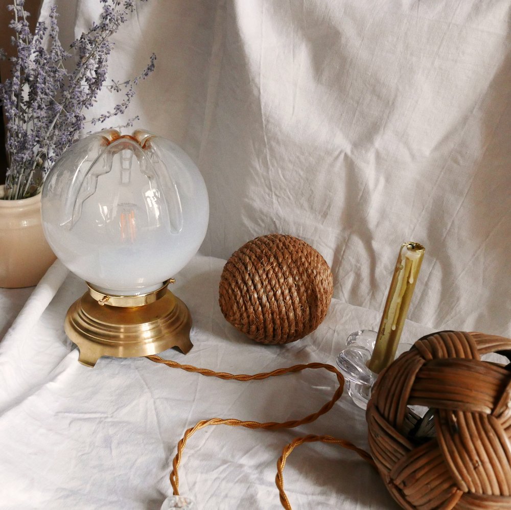 Lampe à poser - globe vintage — MAISON BOHOISH