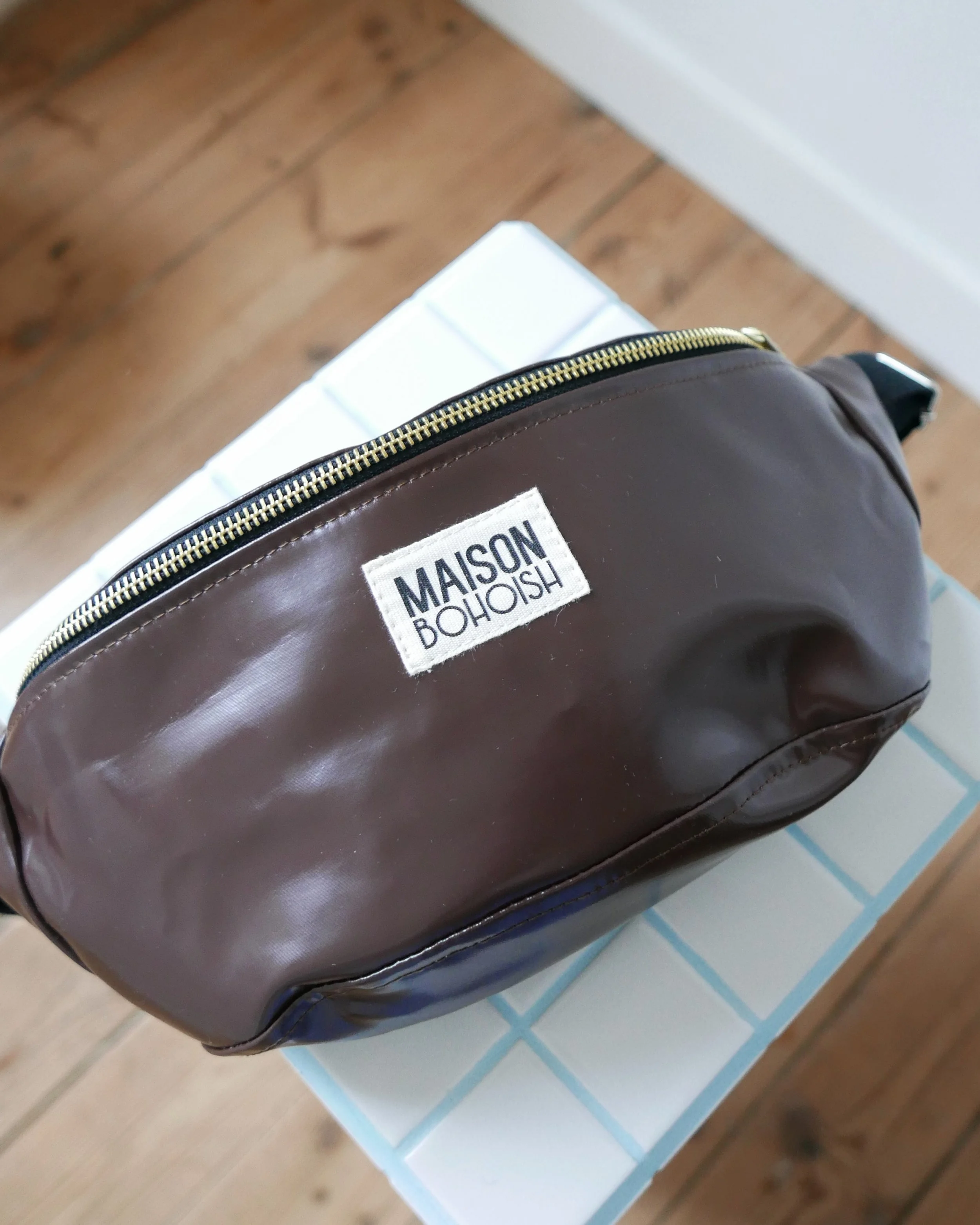 banane chic femme marron