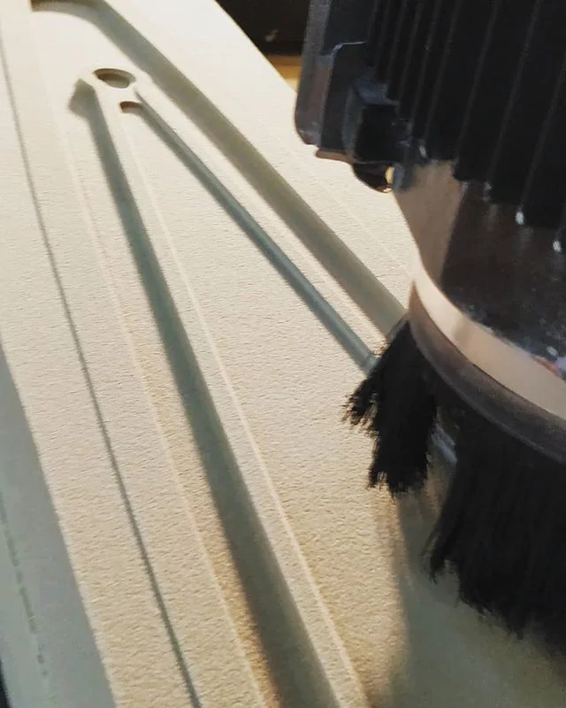 Got the small machine cranked up today and cutting some mock-up parts. These will be test fitted to the vessel prior to cutting them from the unobtainium