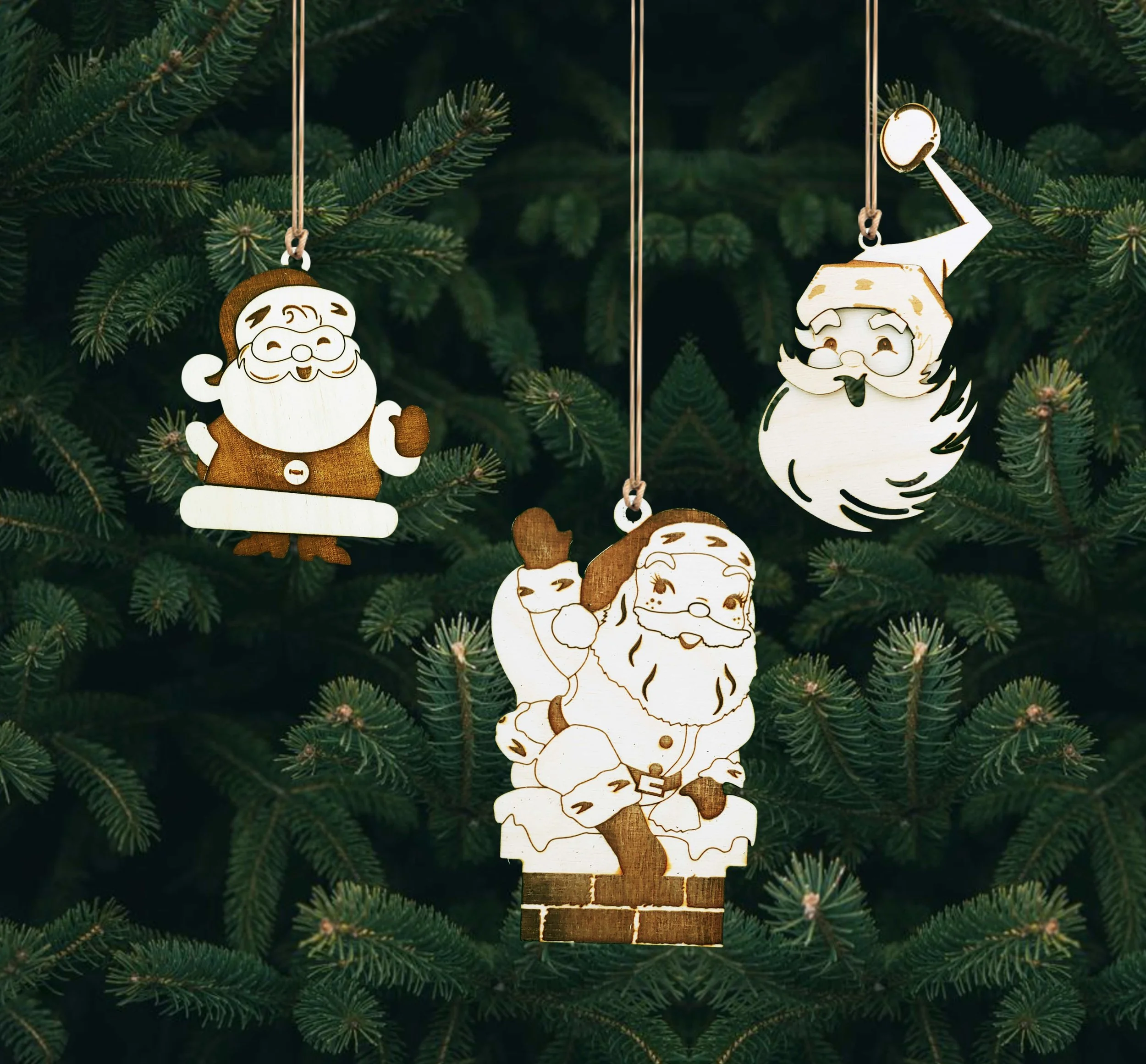 Wholesale + Mid Century Santa Set (Quantity of 10)