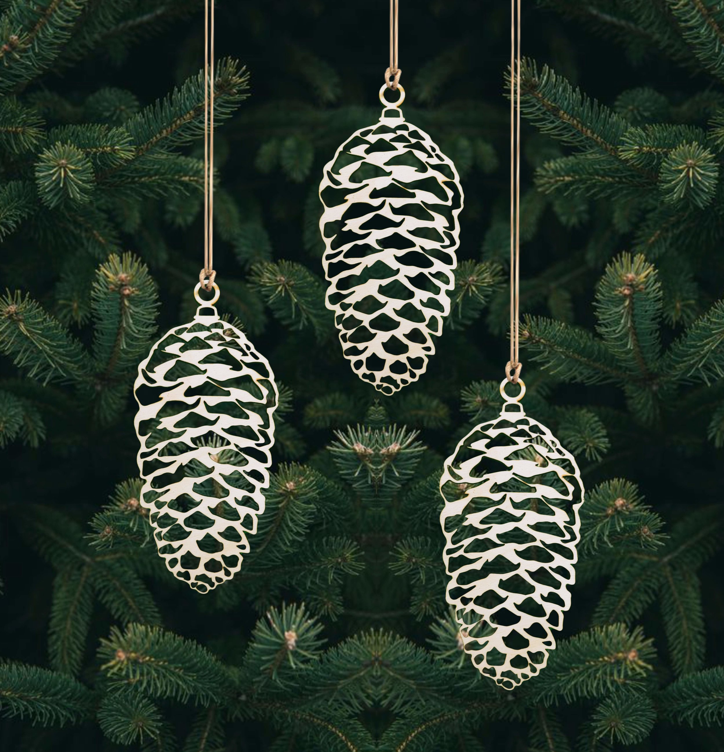 Sugar Pine Cone Set