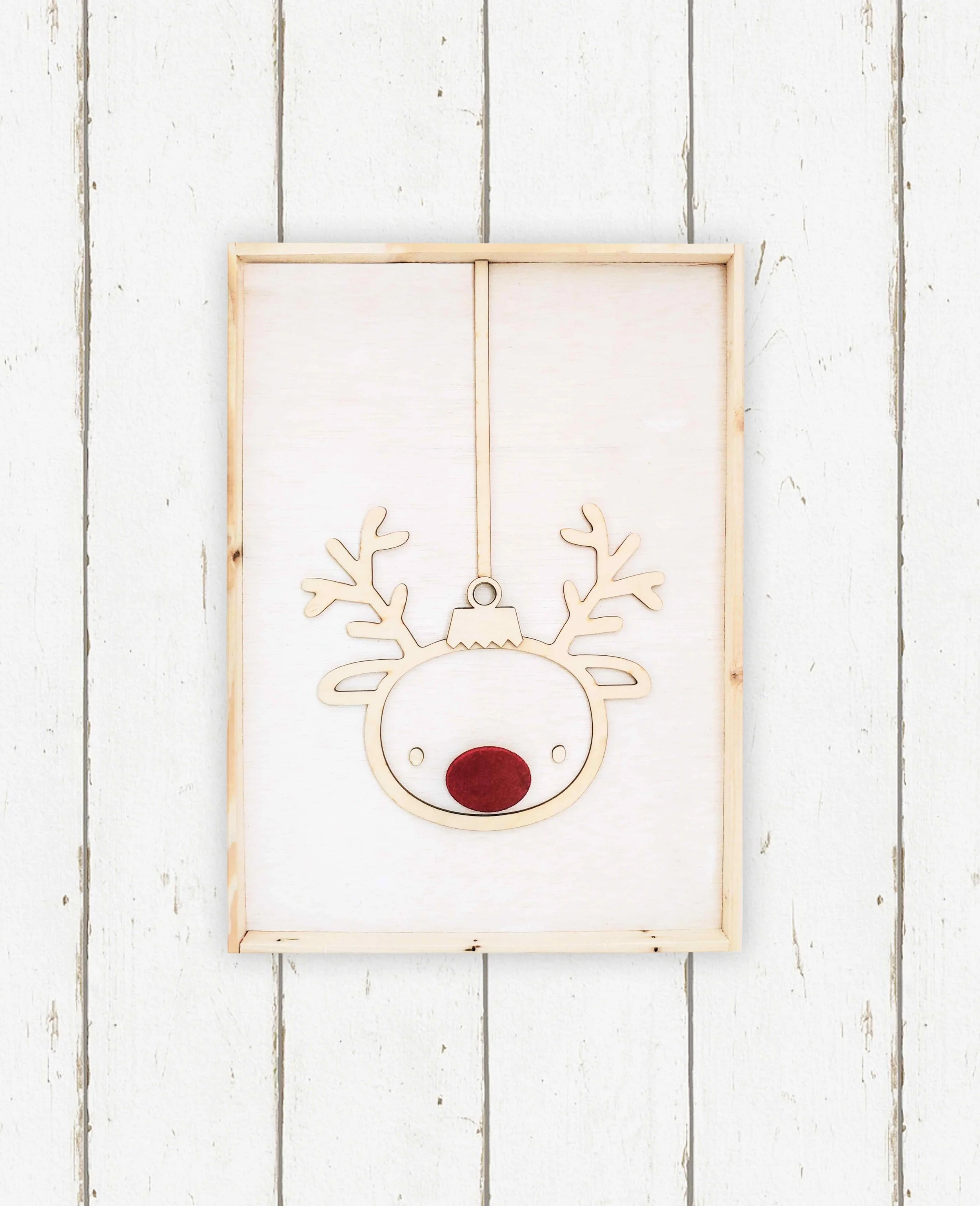 Wholesale + Drop Reindeer Ornament (Quantity of 4)