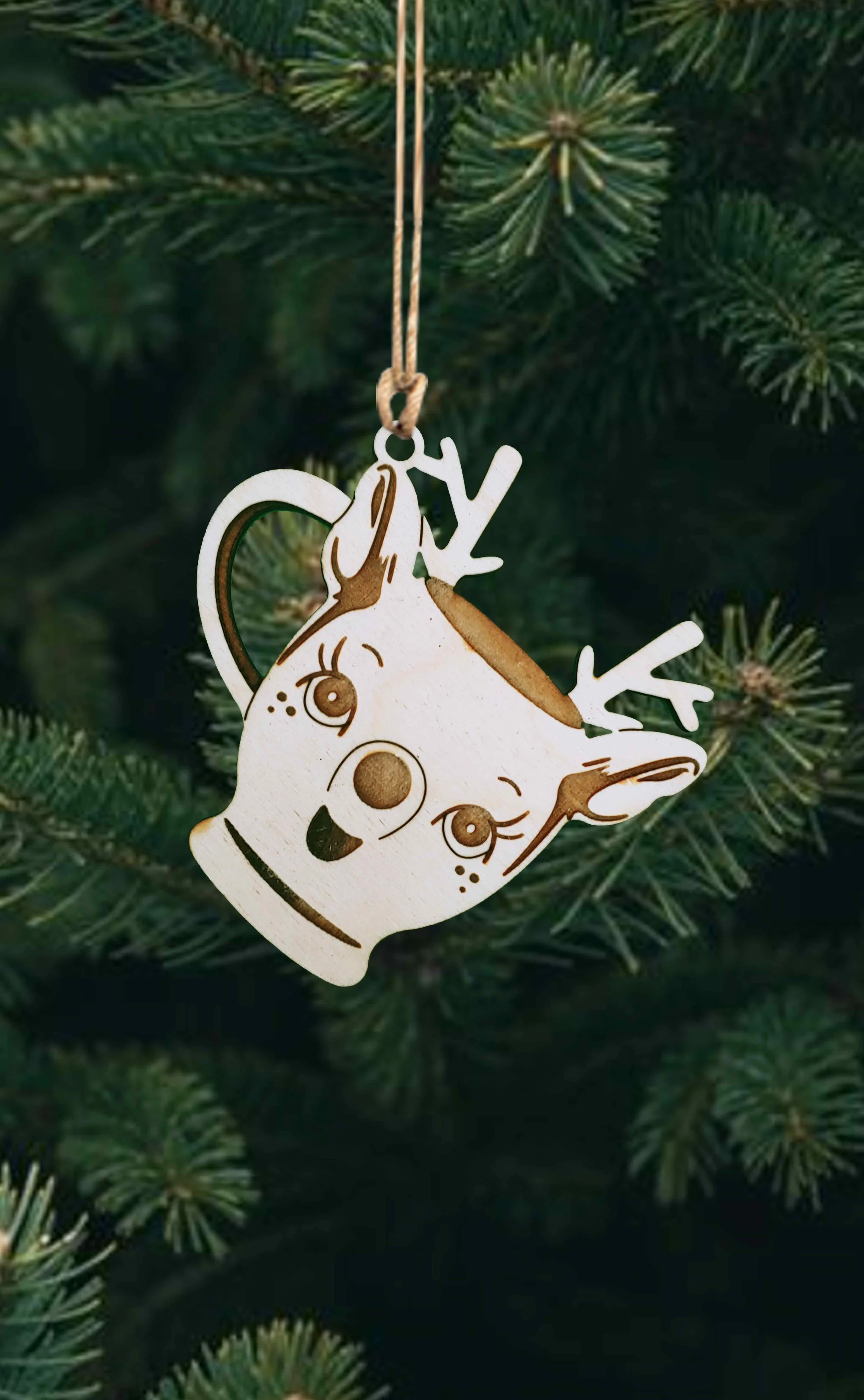 Wholesale + Classic Reindeer Mug (Quantity of 15)