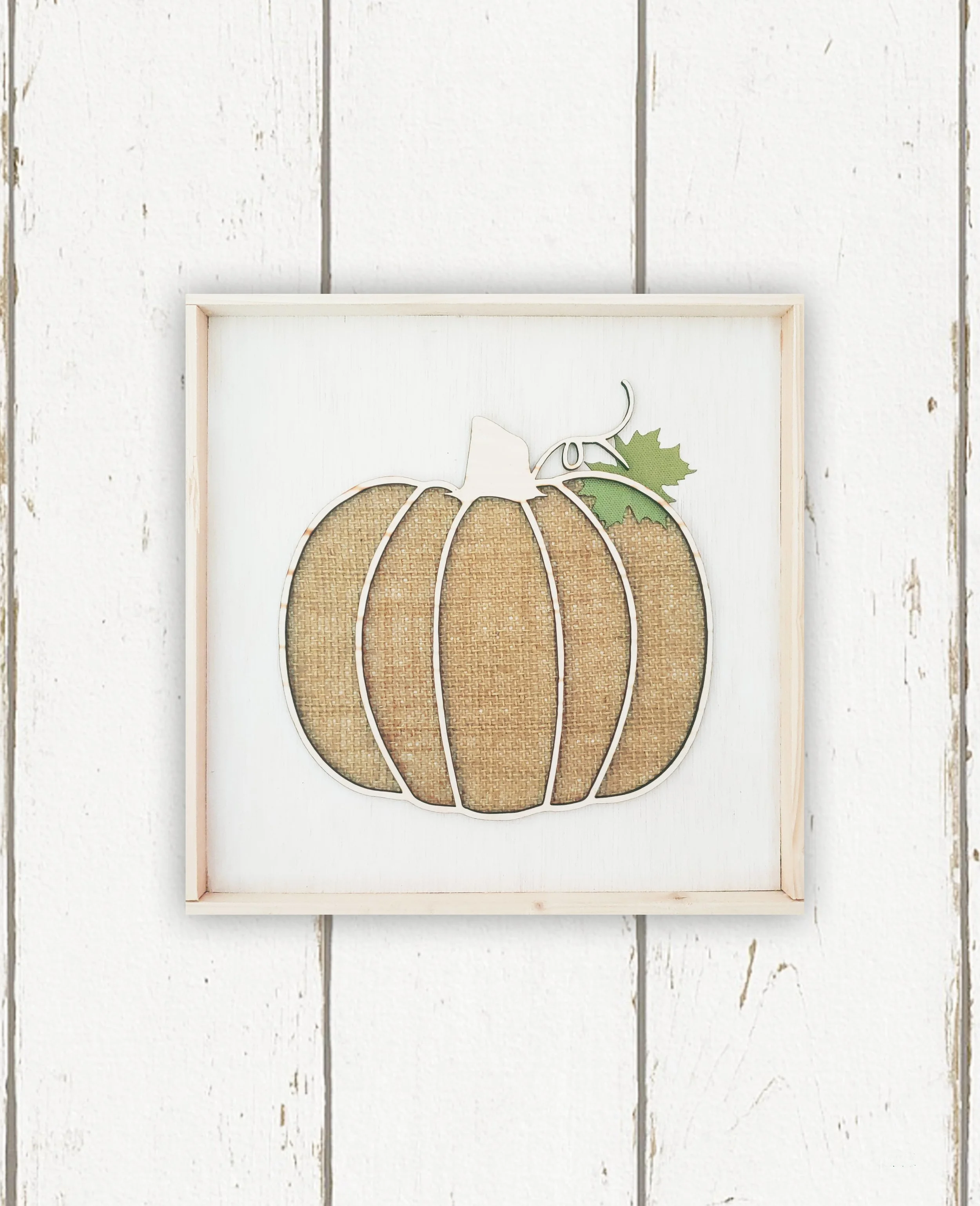 Burlap Pumpkin