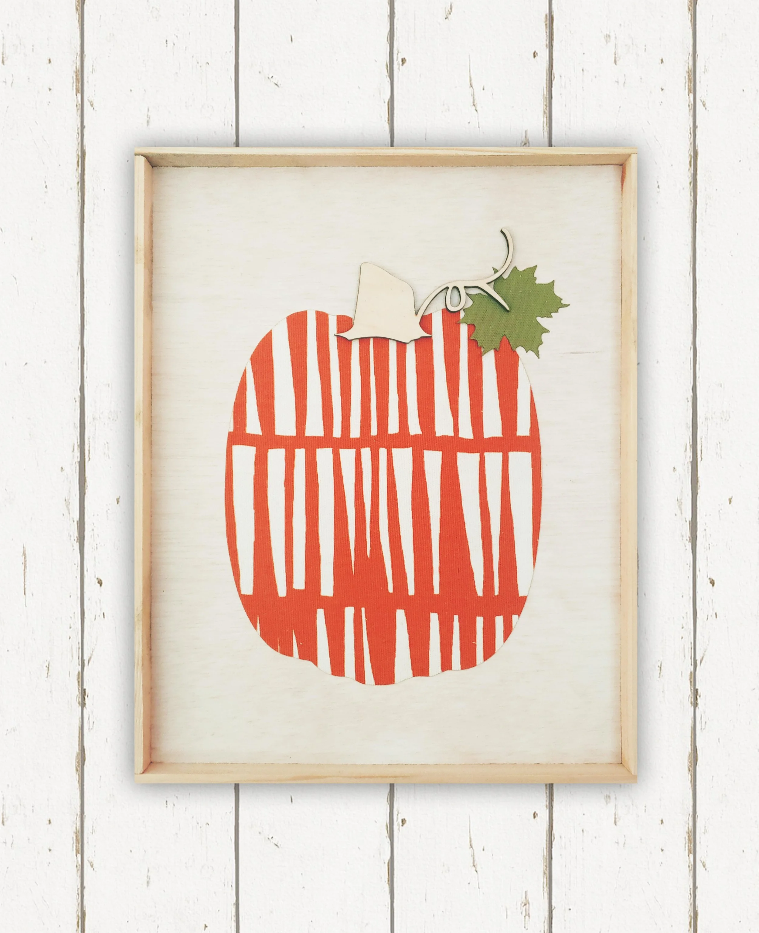 Wholesale + Large Orange Stripe Pumpkin (Quantity of 5)