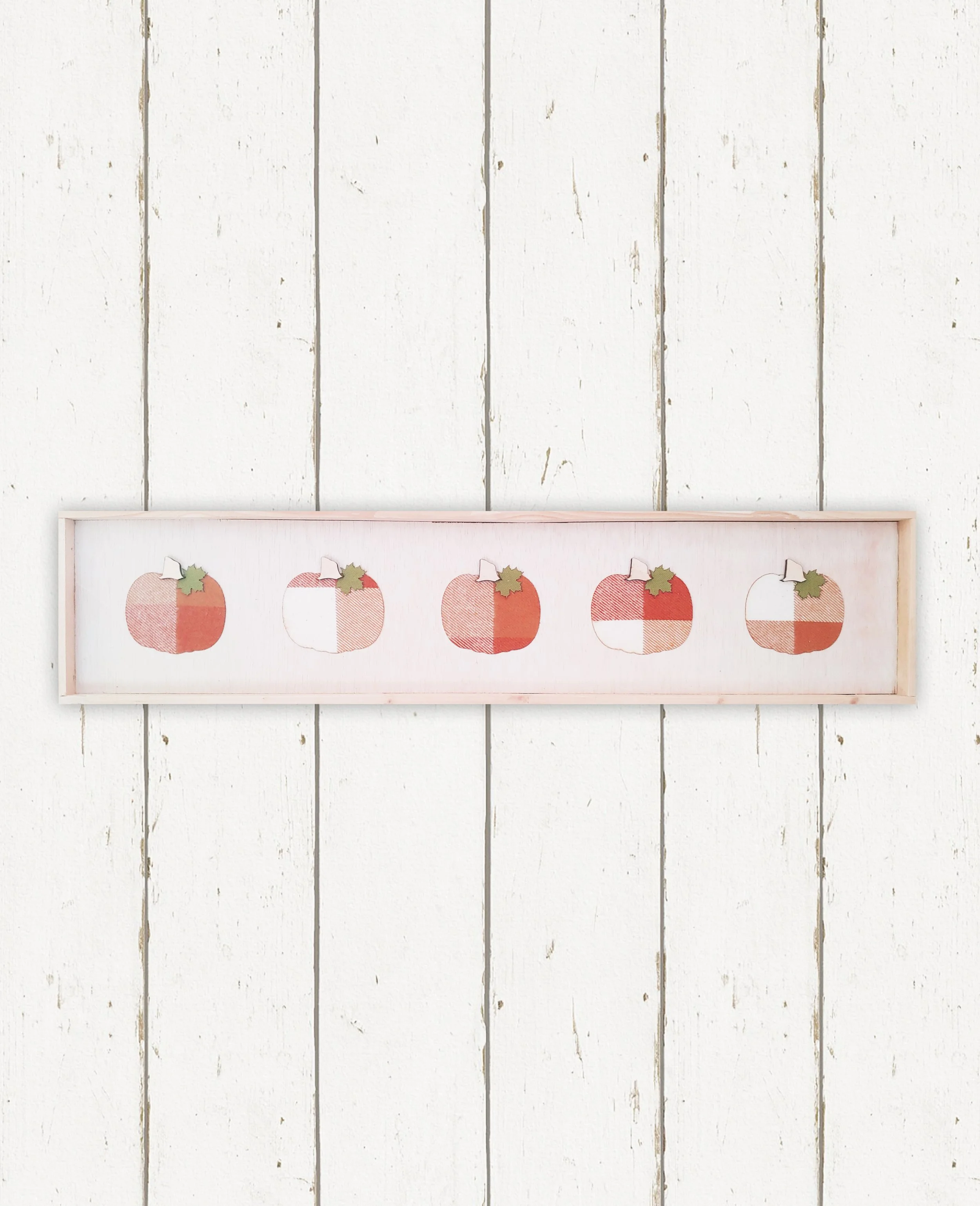 Wholesale + 5 Plaid Flannel Pumpkins (Quantity of 4)